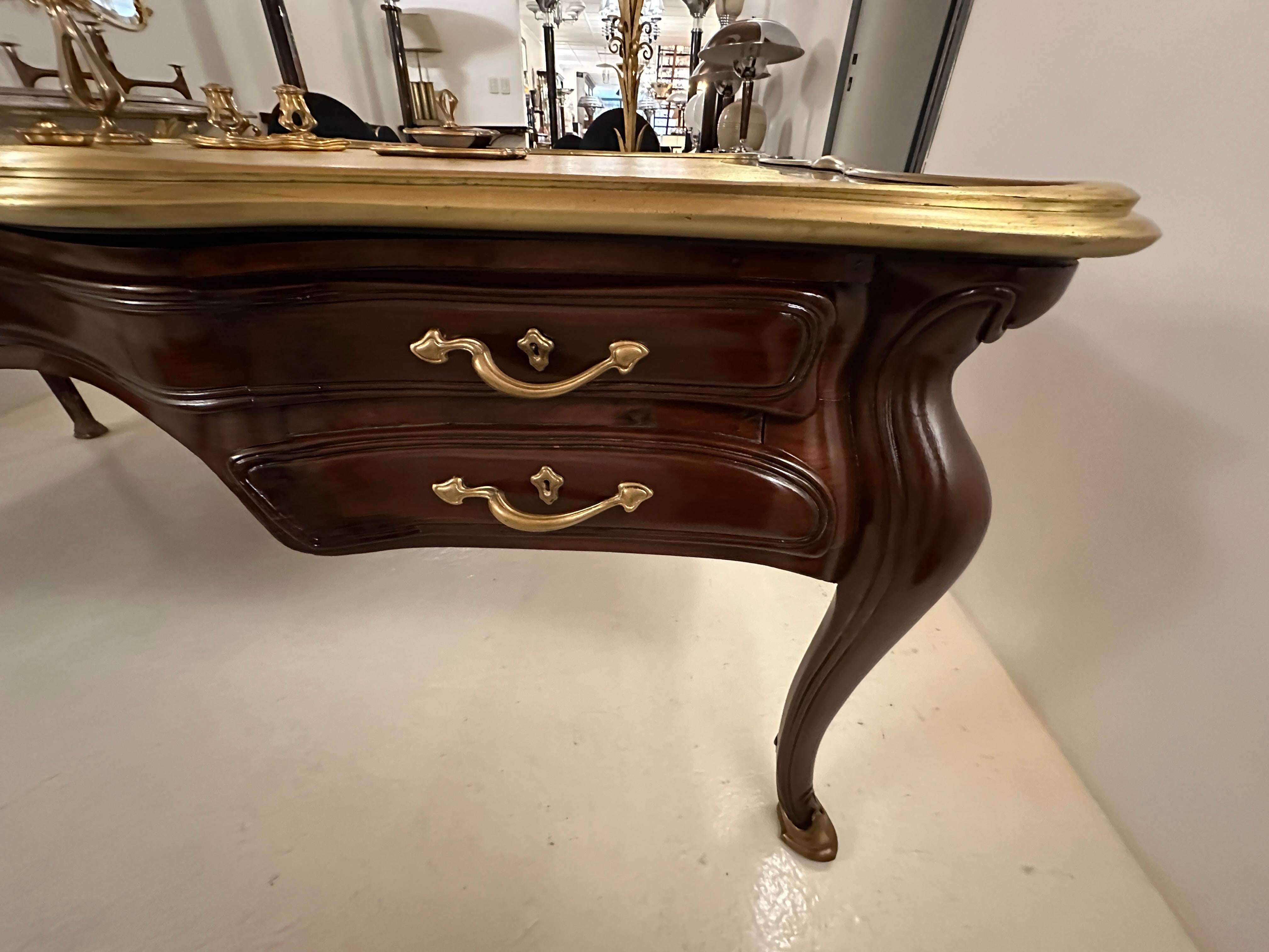 Schreibtisch Jugendstil, Liberty , Schild: G. Keller Orfevre, 22 rue Joubert (Art nouveau) im Angebot
