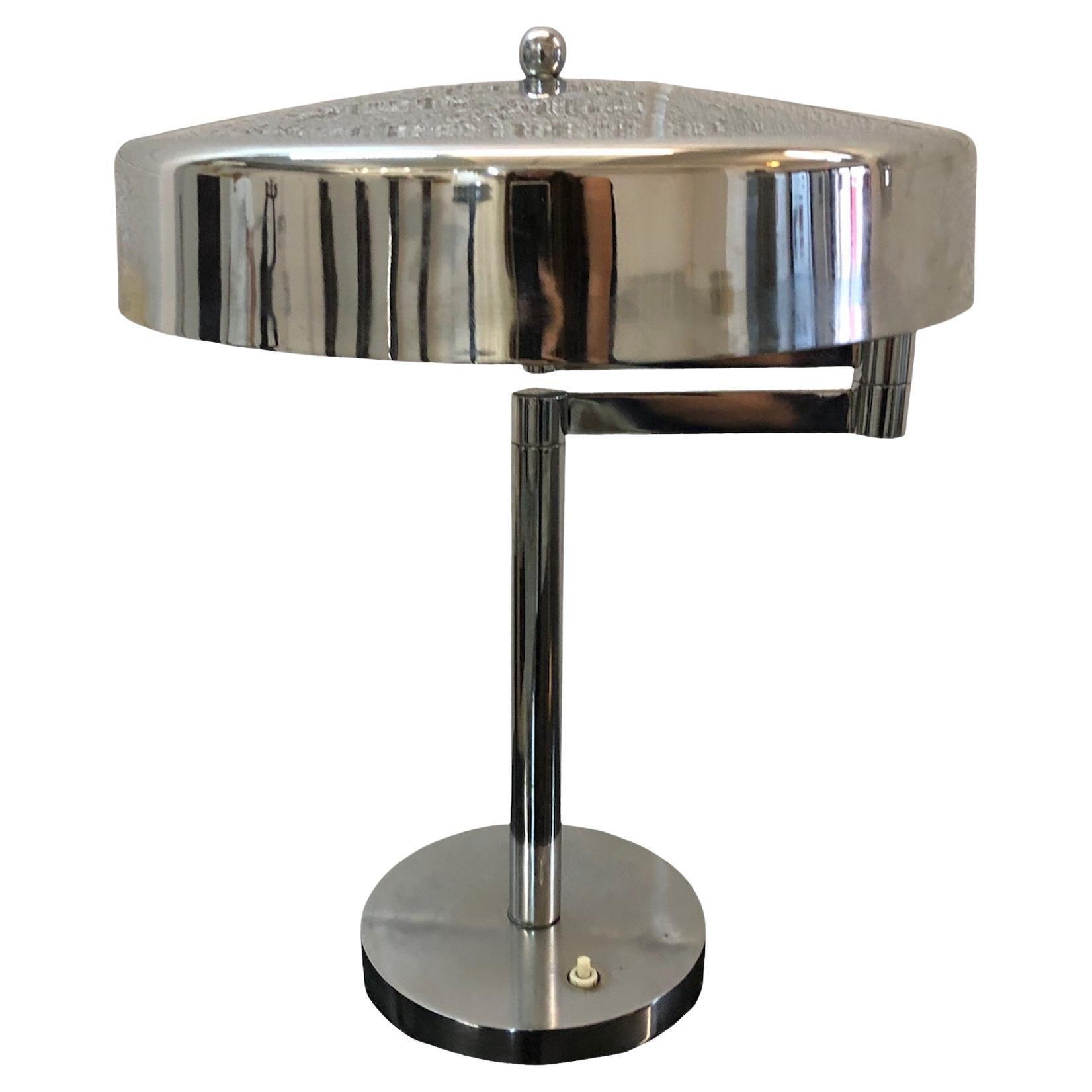 Desk Lamp Art Deco, 1920, Material, Chromed Bronze , German For Sale