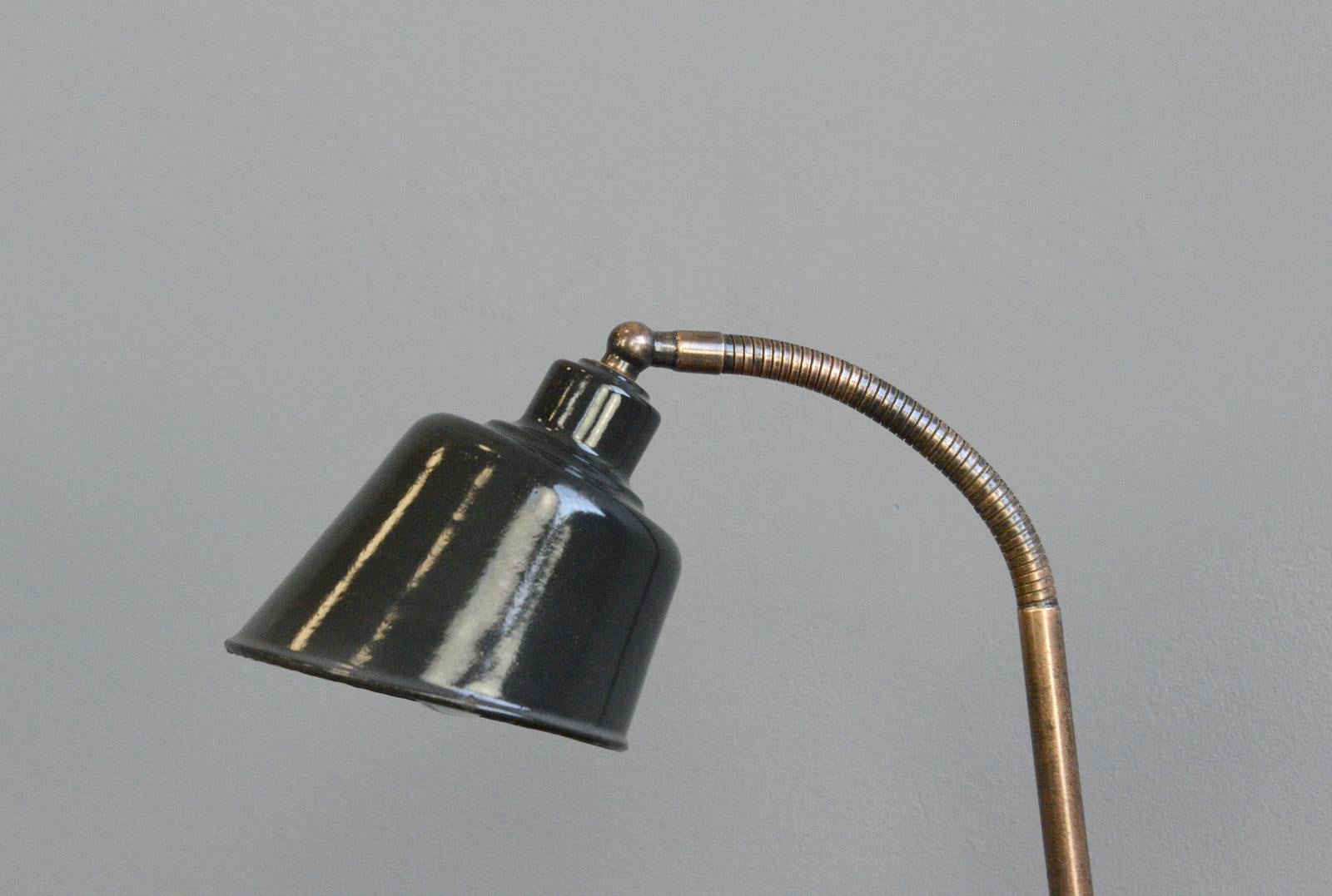 Bauhaus Desk Lamp by Bunte & Remmler BUR, circa 1930s