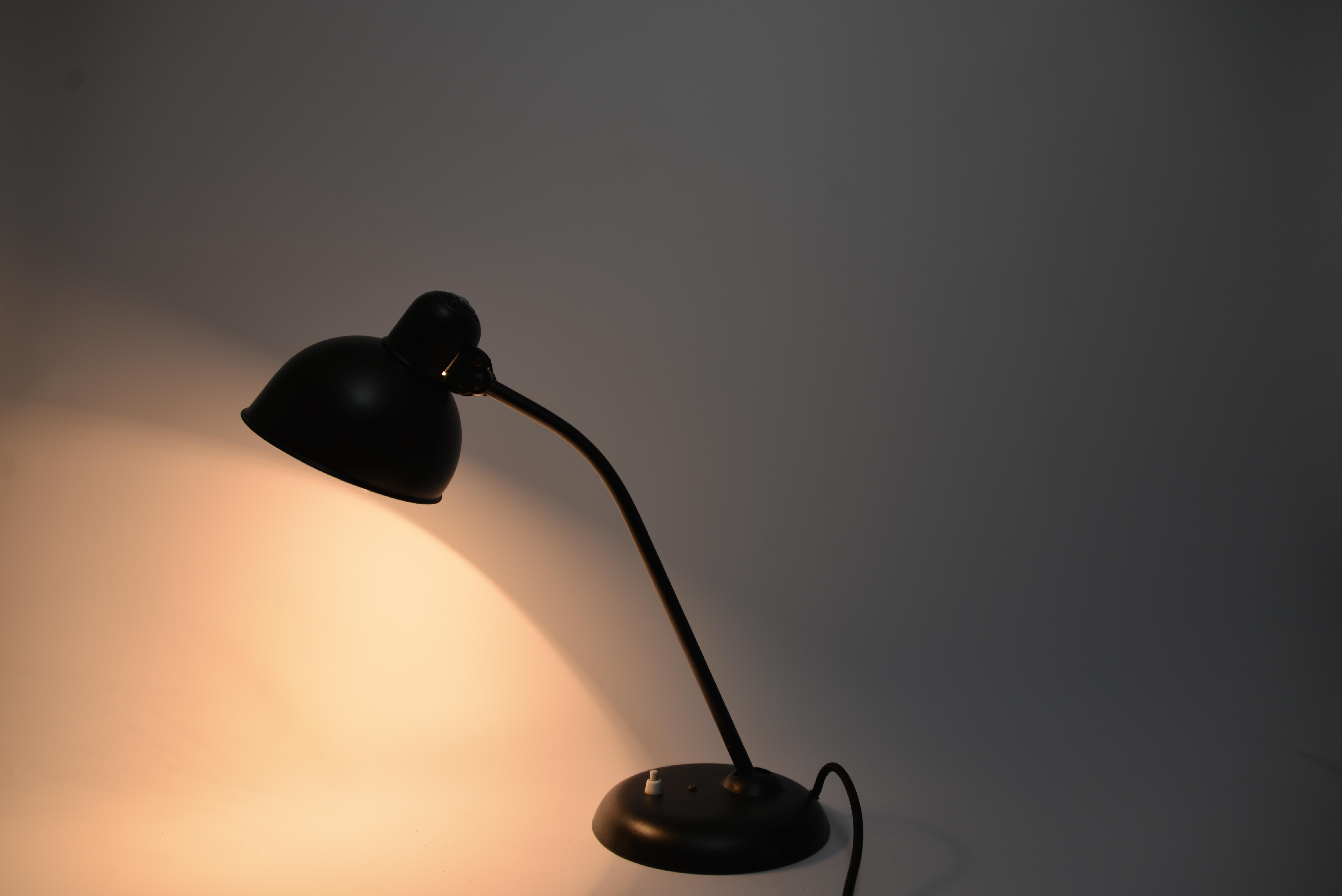 Desk Lamp by Christian Dell for Kaiser Idell In Good Condition In Roma, IT