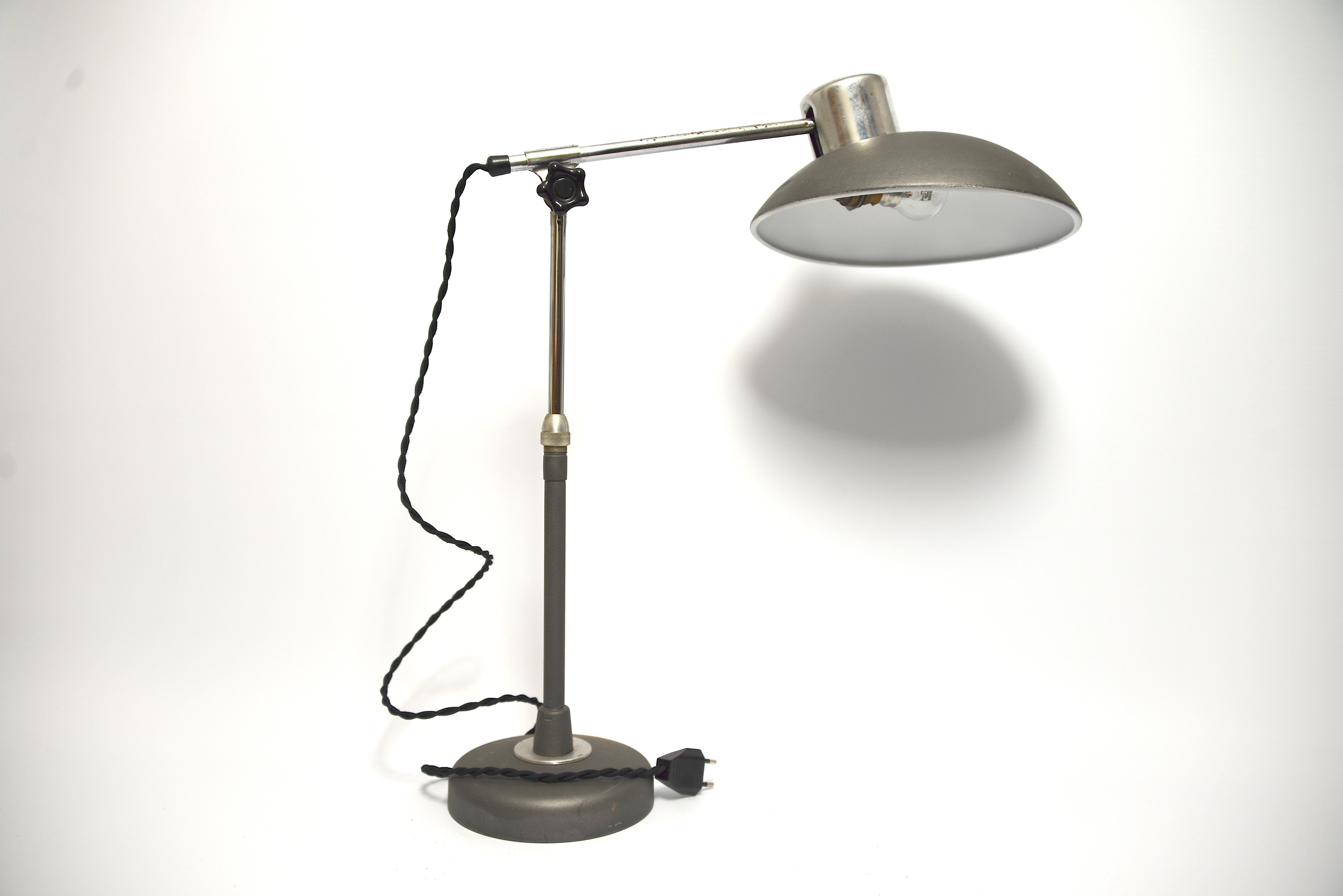 French Desk Lamp by Ferdinand Solère For Sale