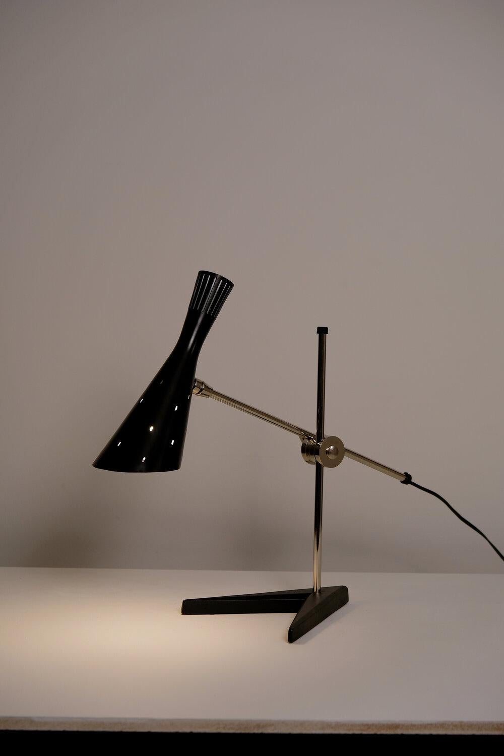Mid-Century Modern Desk Lamp by G.A. Scott for Maclamp For Sale