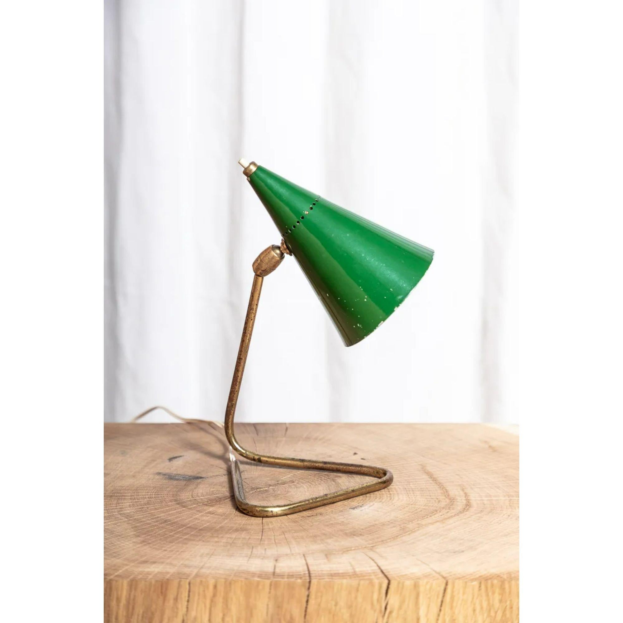 Brass Desk Lamp by Gilardi and Barzaghi, circa 1954 For Sale