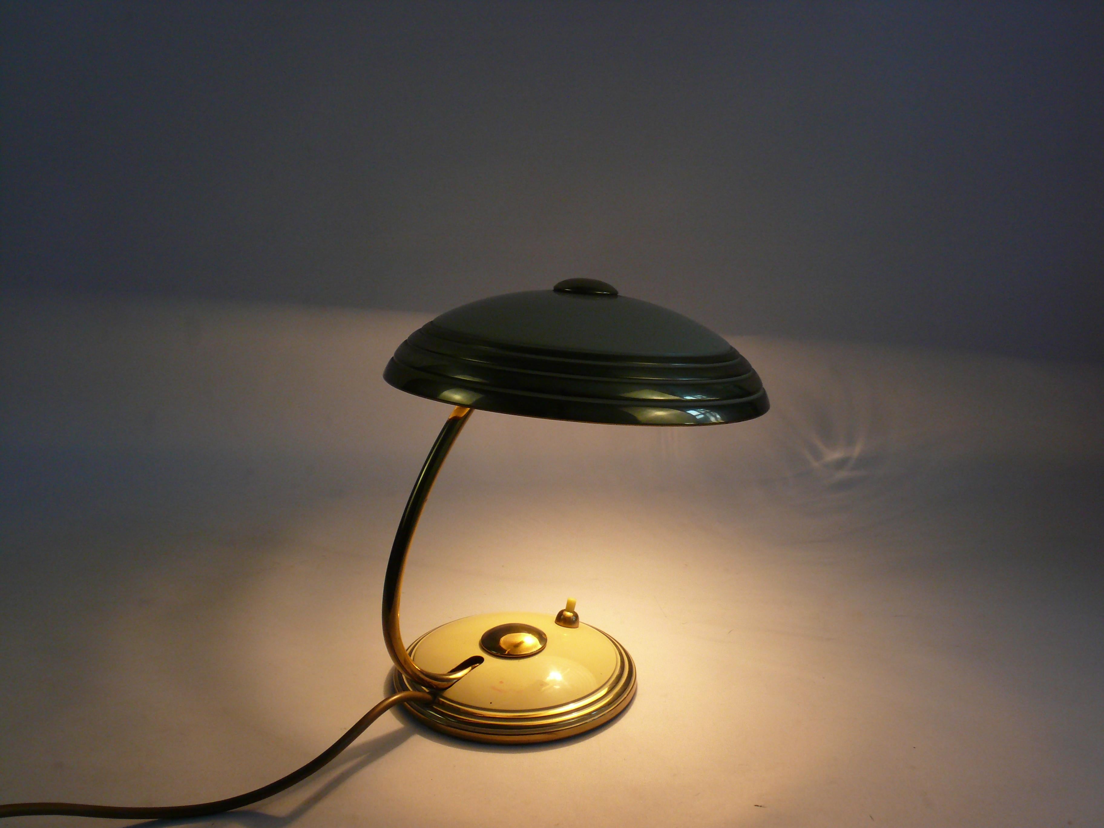 Lampe de bureau par Helo Leuchten Allemagne, années 1950 en vente 5