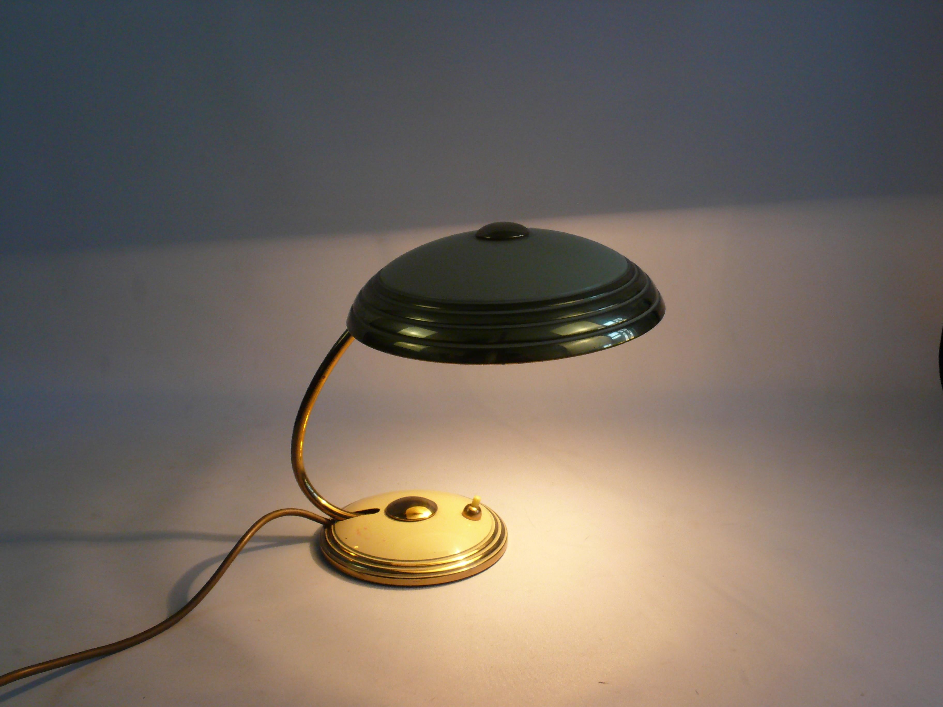 Lampe de bureau par Helo Leuchten Allemagne, années 1950 en vente 6