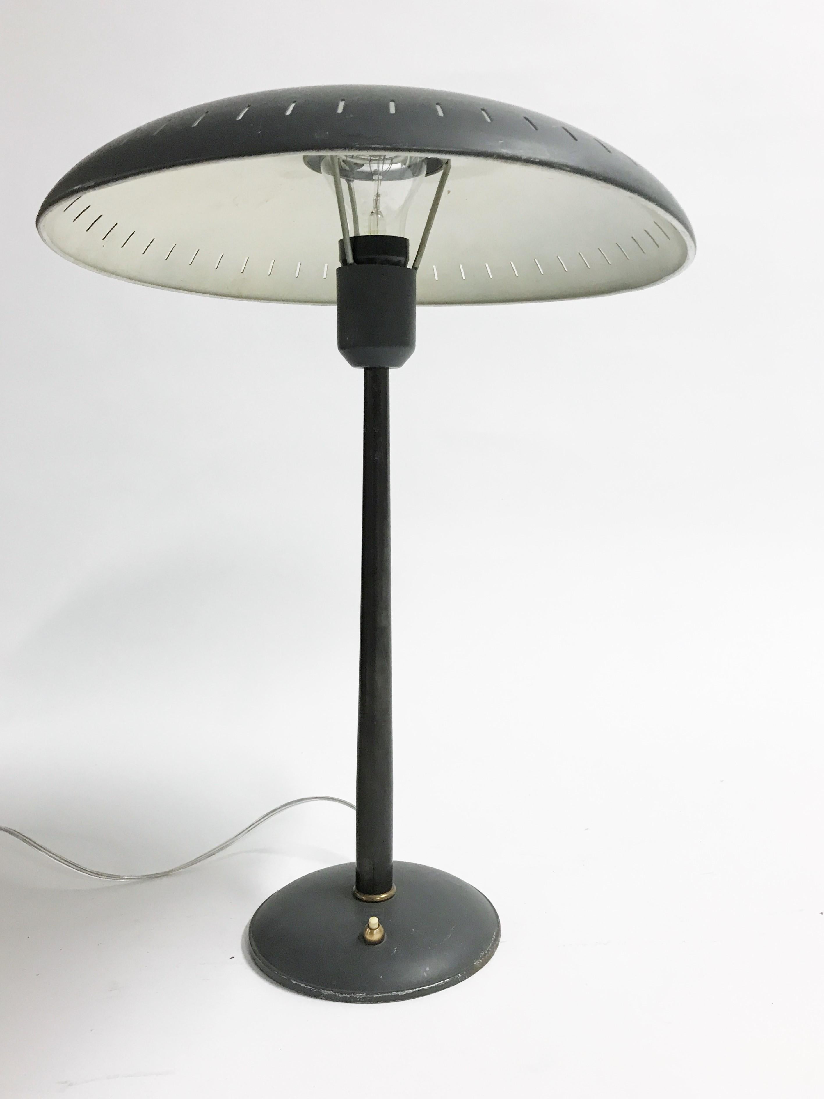 Aluminum Desk Lamp by Louis Kalff for Philips, 1950s