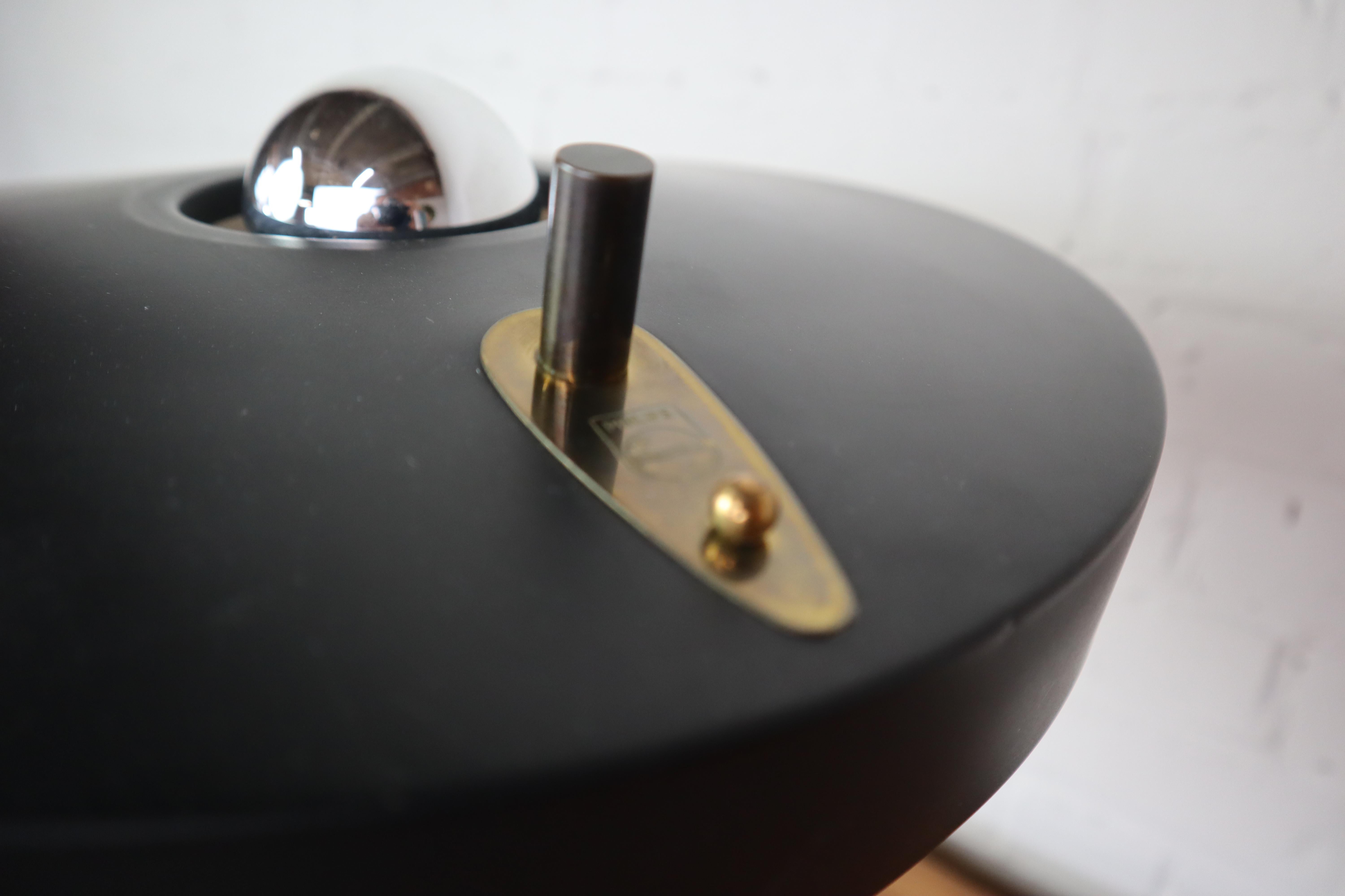 Brass Desk Lamp by Louis Kalff for Philips, Z-Lamp