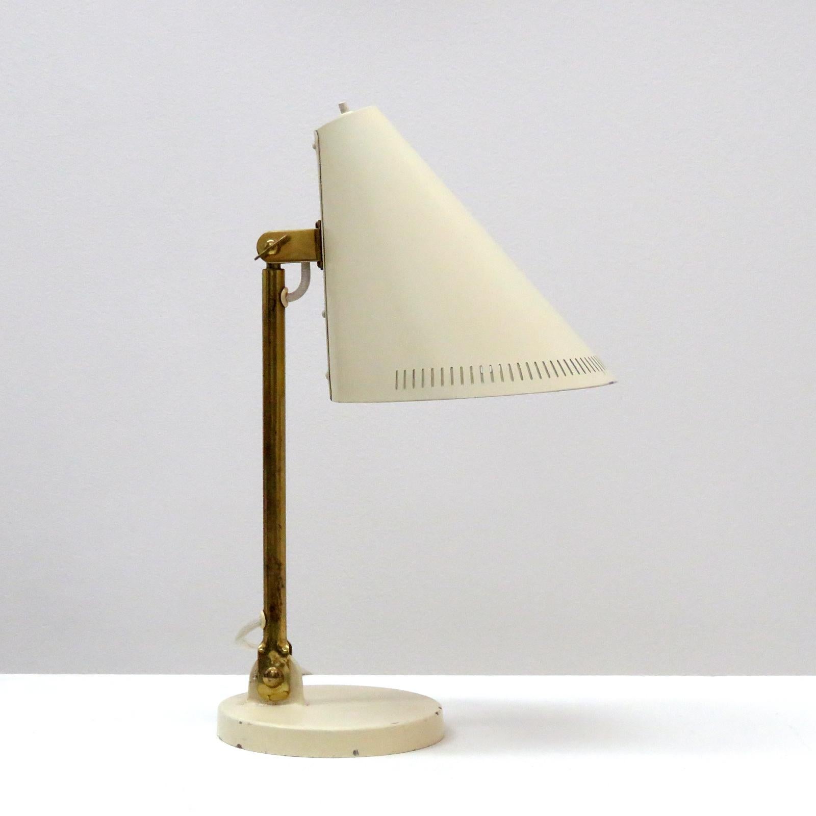 Scandinavian Modern Desk Lamp by Paavo Tynell for Taito, 1950