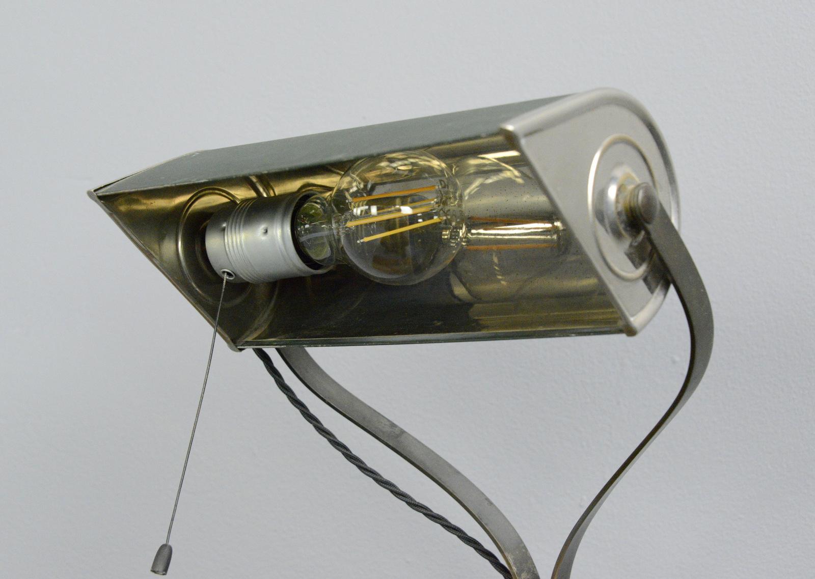 Desk Lamp by Robert Pfaffle for Erpees, circa 1920 In Good Condition In Gloucester, GB
