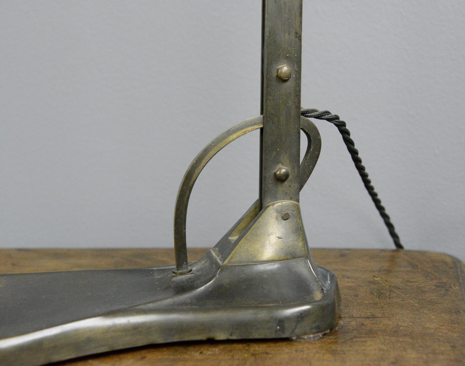 Mid-20th Century Desk Lamp by Robert Pfaffle for Erpees, circa 1920