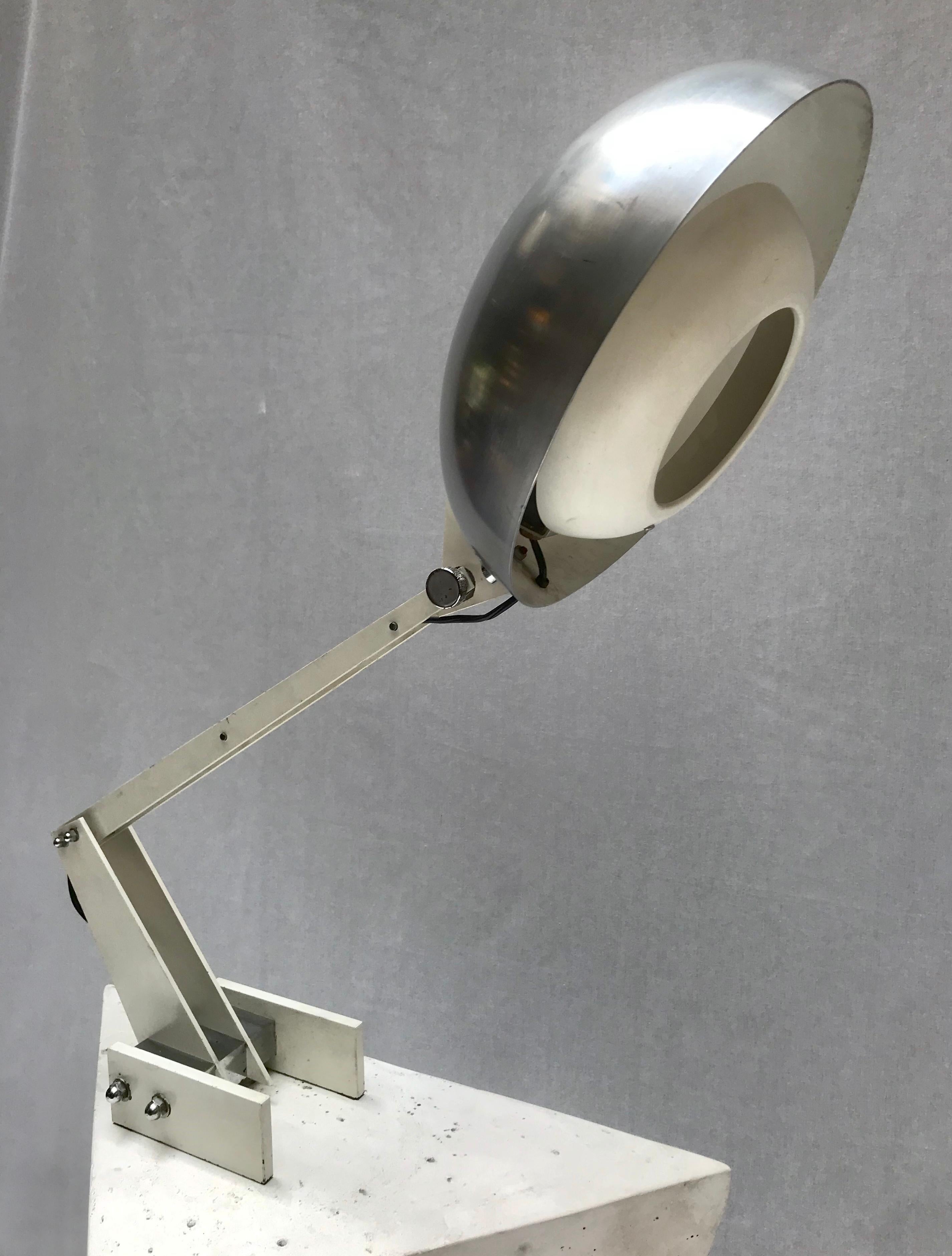 Dutch Desk Lamp by Wim Rietveld for Gispen, 1960 For Sale