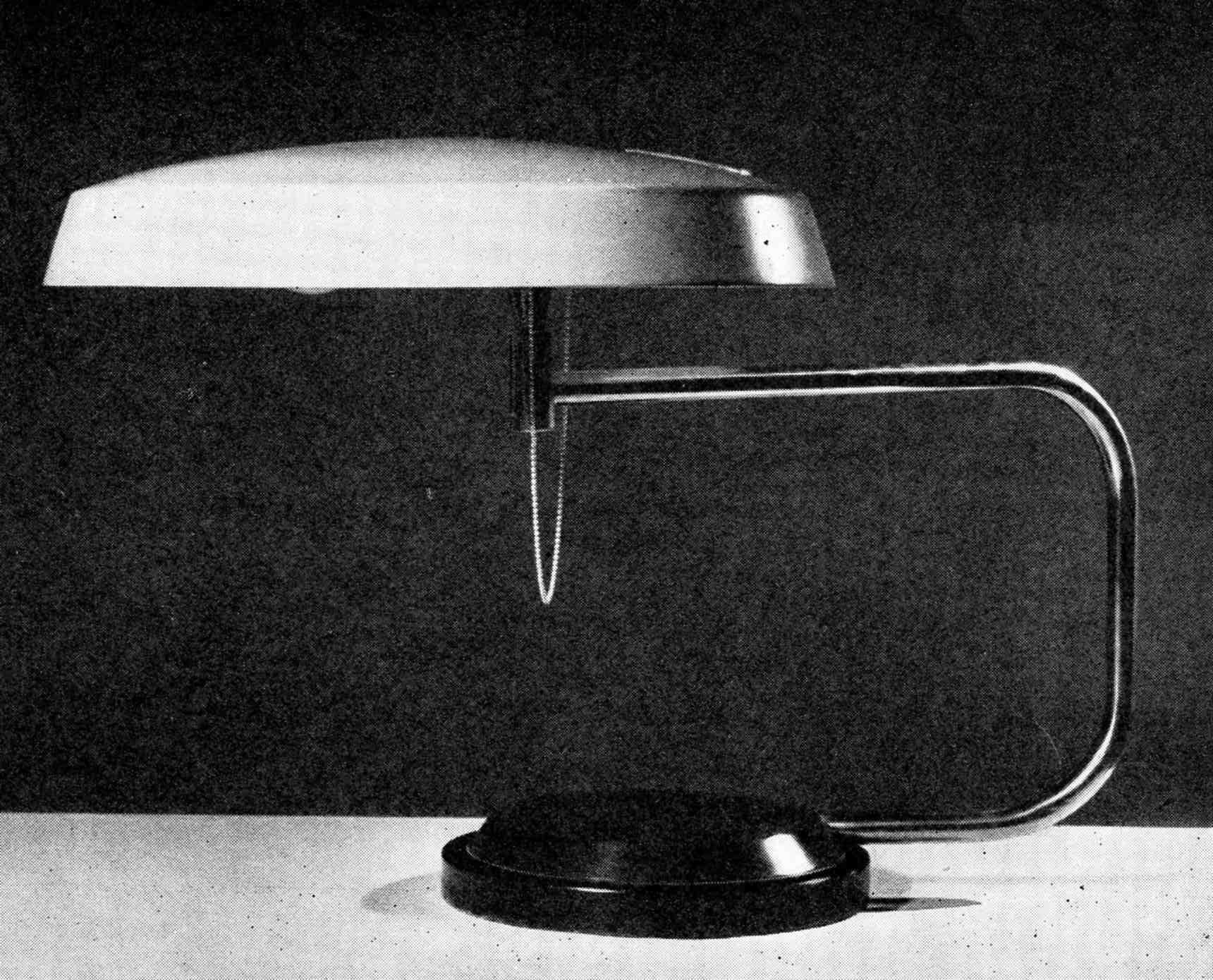 Metallo Lampada da tavolo per Galaxia di Enrique Aparicio, Delta Gold Design Award 1962 in vendita