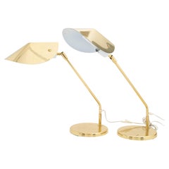 Lampada da scrivania in ottone di Aneta Sweden 1970