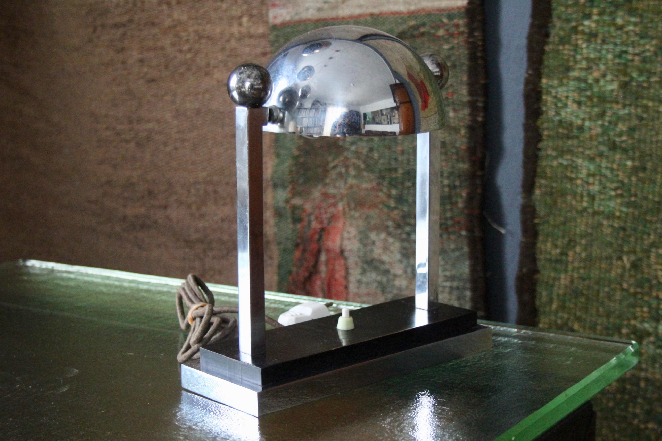 Desk lamp Jacques Adnet attributed 2