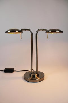 Table Lamp Jan Des Bouvrie Post Modern Chrome Metal 20th Century Netherlands