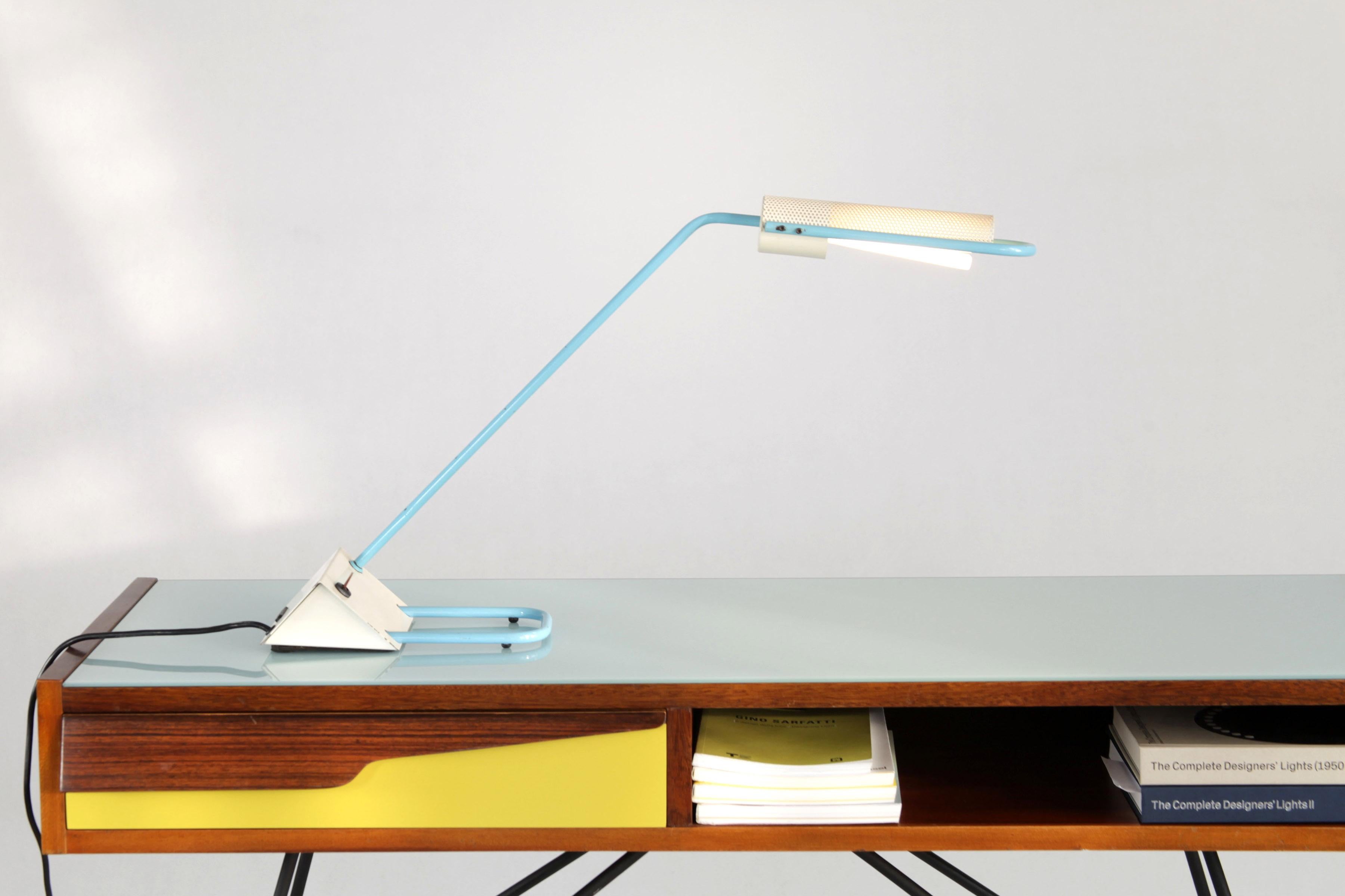 Mid-Century Modern Desk Lamp Manufactured by Candle, 1980s For Sale