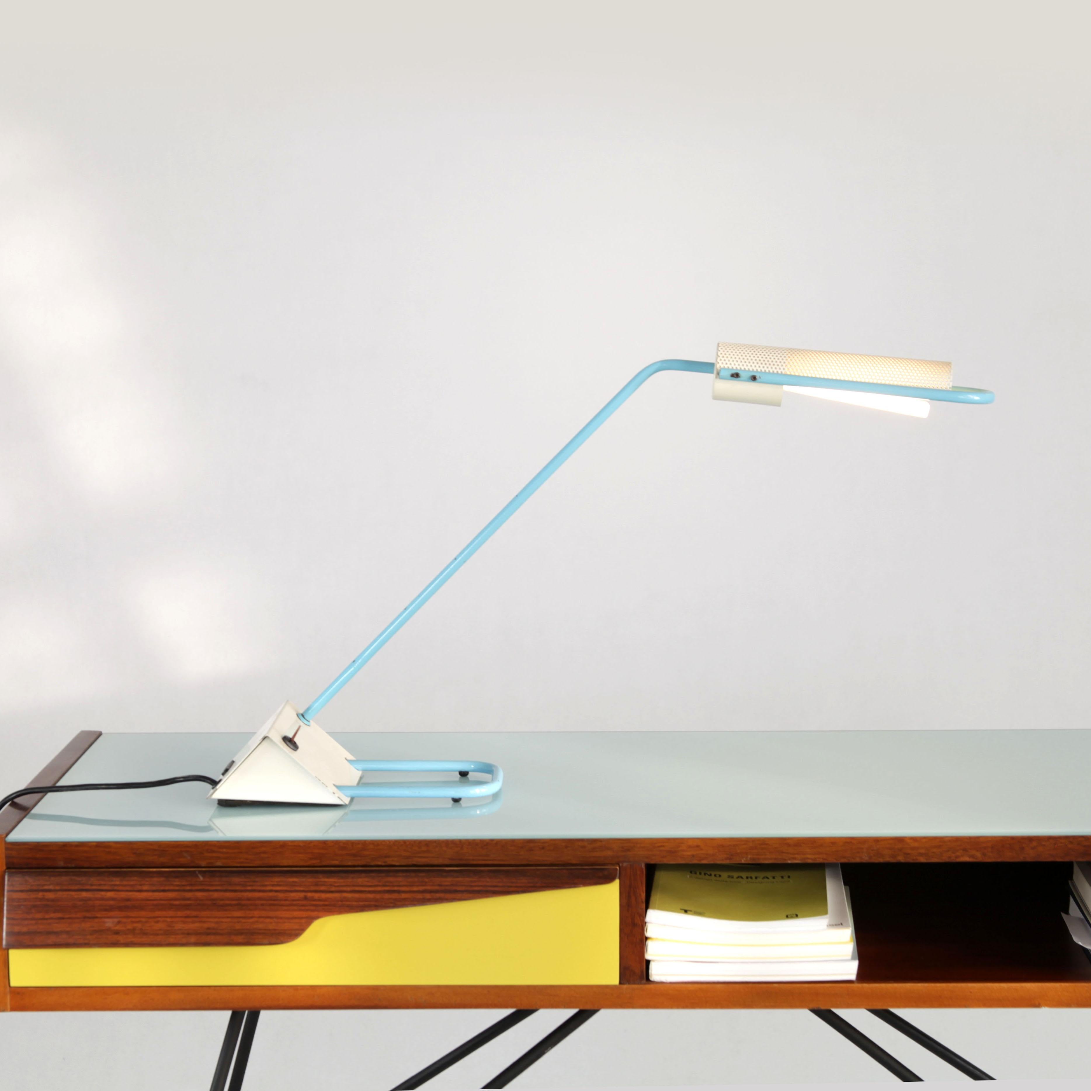 Italian Desk Lamp Manufactured by Candle, 1980s For Sale