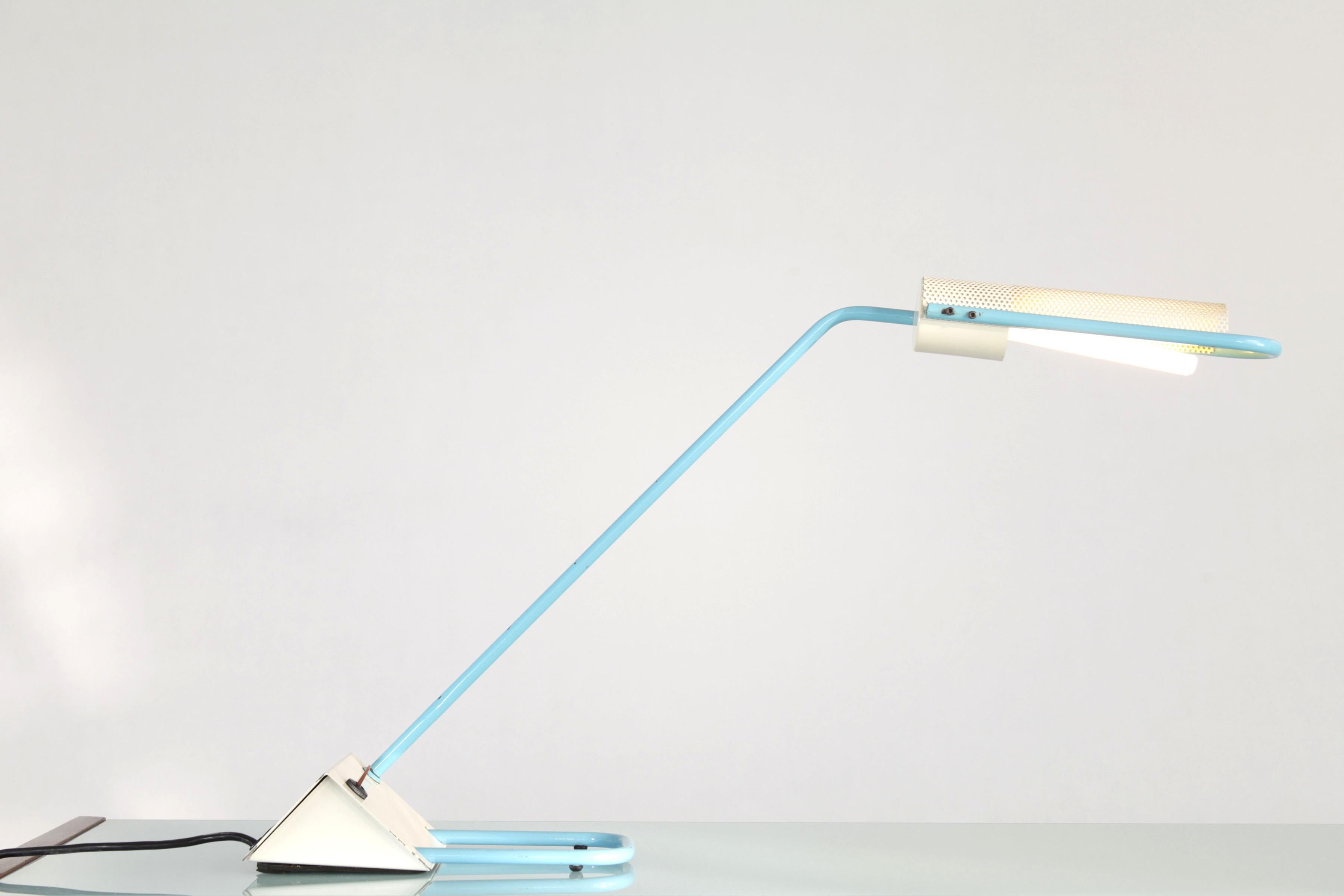 Lacquered Desk Lamp Manufactured by Candle, 1980s For Sale