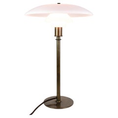 Desk Lamp Model PH3½/2 Made In Burnished Brass By Poul Henningsen From 1950s