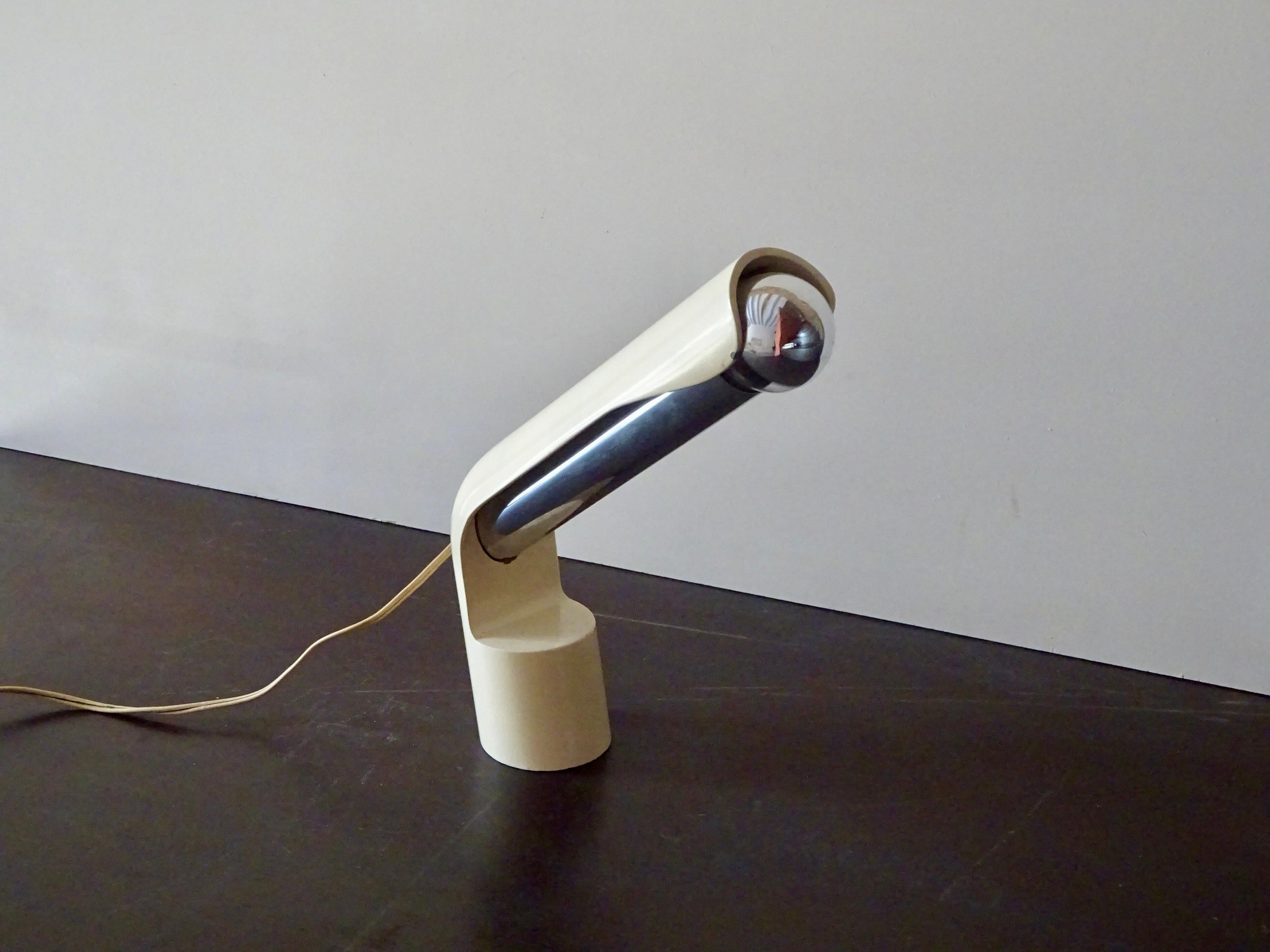 Schreibtischlampe Pugno, Richard Carruthers für Dominici, 1971. (Moderne der Mitte des Jahrhunderts) im Angebot