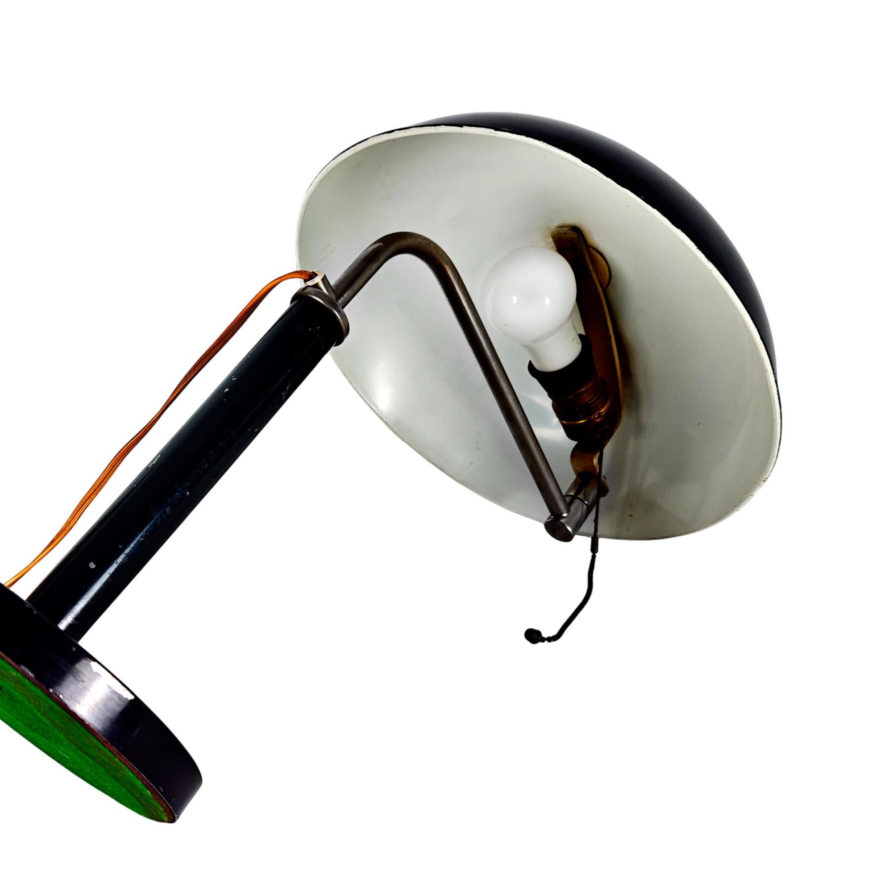 Plated Desk lamp Quick 1500 by Alfred Müller – Switzerland 1930 For Sale