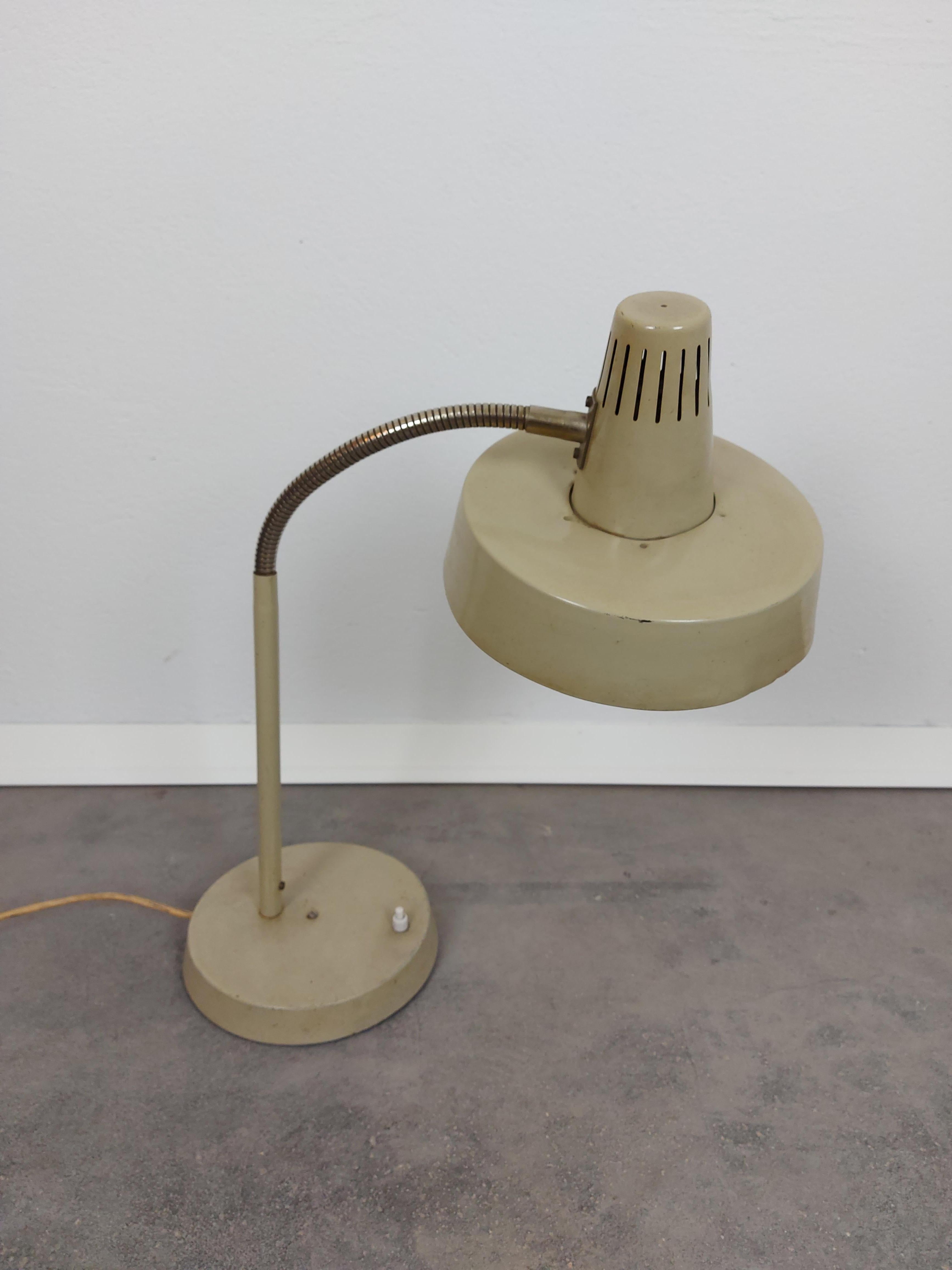 Schreibtischlampe/Tischlampe, 1970er Jahre (Metall) im Angebot
