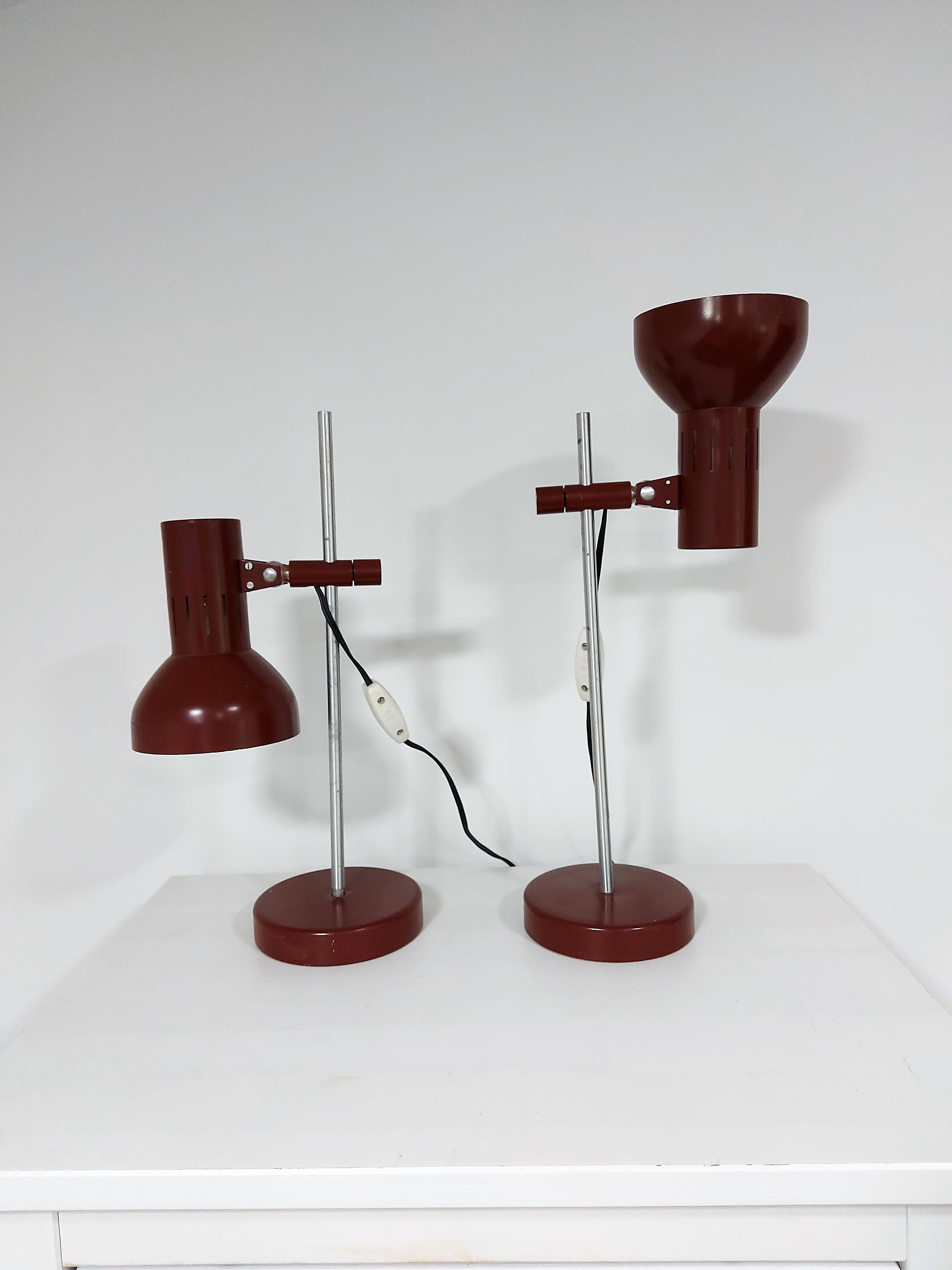 Desk Lamp/Table Lamp, 1970s Pair For Sale 3