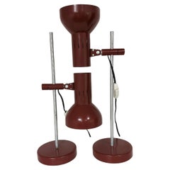 Lámpara de sobremesa/lámpara de mesa, pareja de los años 70