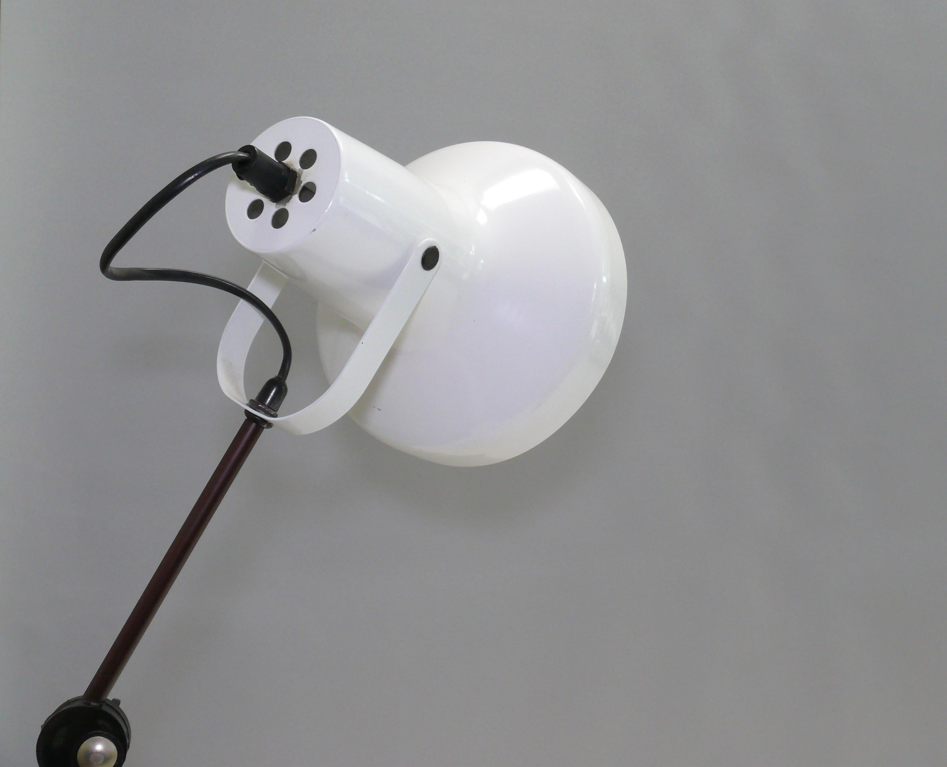 Mid-Century Modern Desk Lamp with Adjustable Shade, Germany, 1960s For Sale
