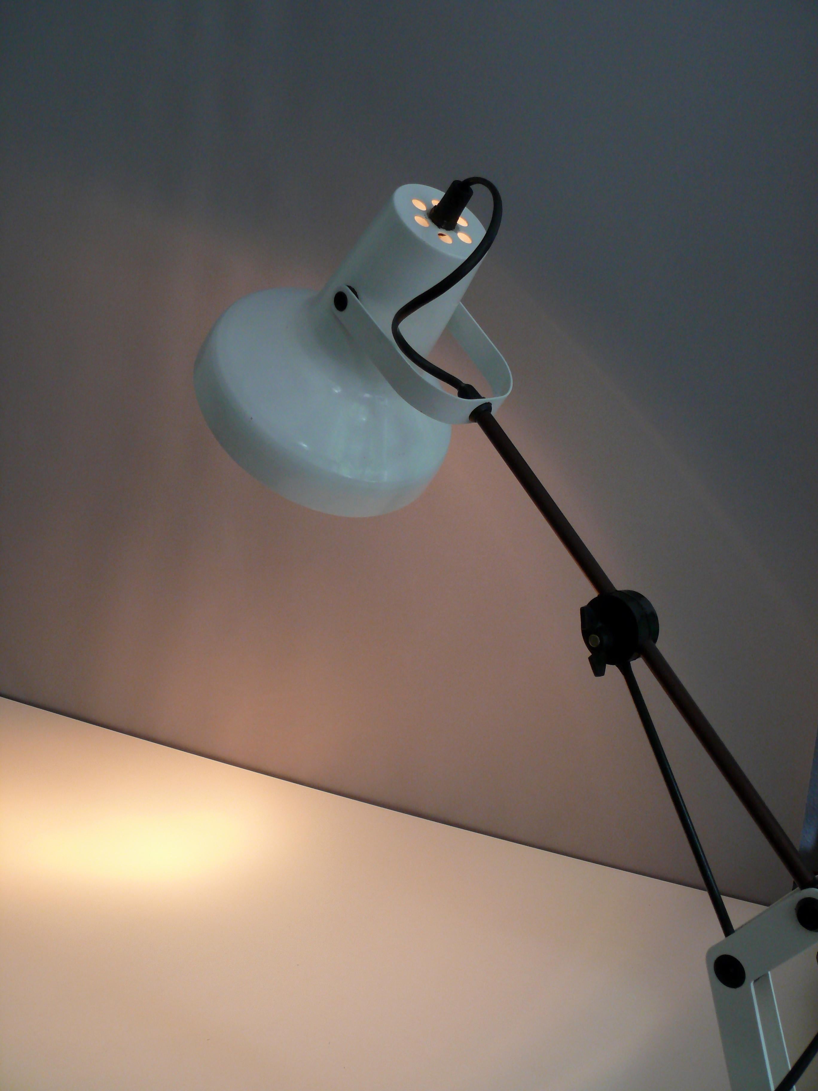 Mid-20th Century Desk Lamp with Adjustable Shade, Germany, 1960s For Sale