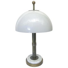 Desk Lamp with Murano Glass in the Style of Ludovico de Santillana, Italy, 1960s