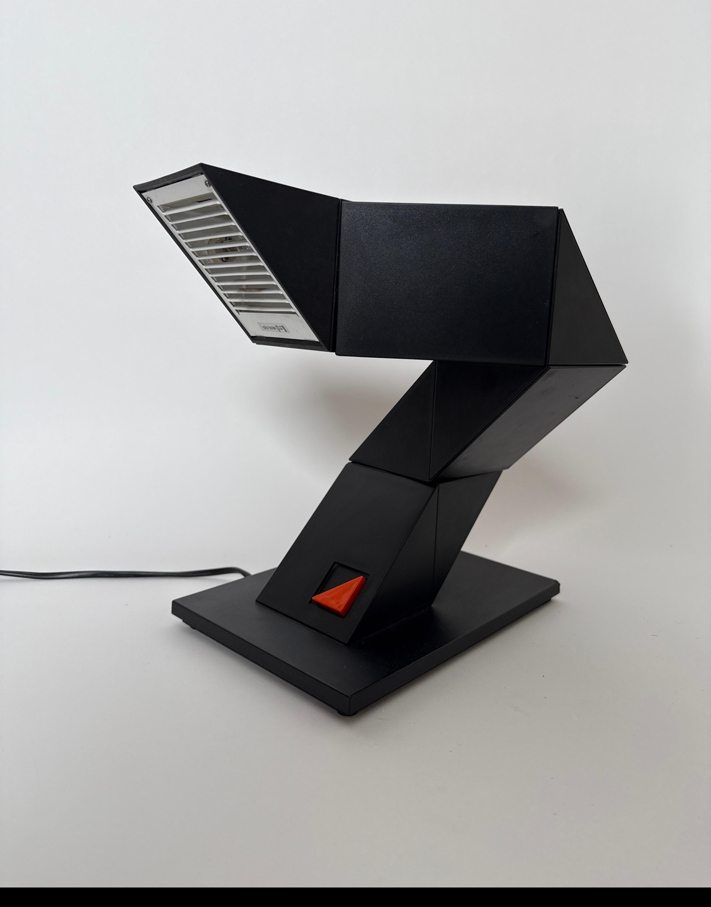Post-Modern Desk Lamp Zickzack Z Lamp by Brilliant Leuchten Belgium For Sale