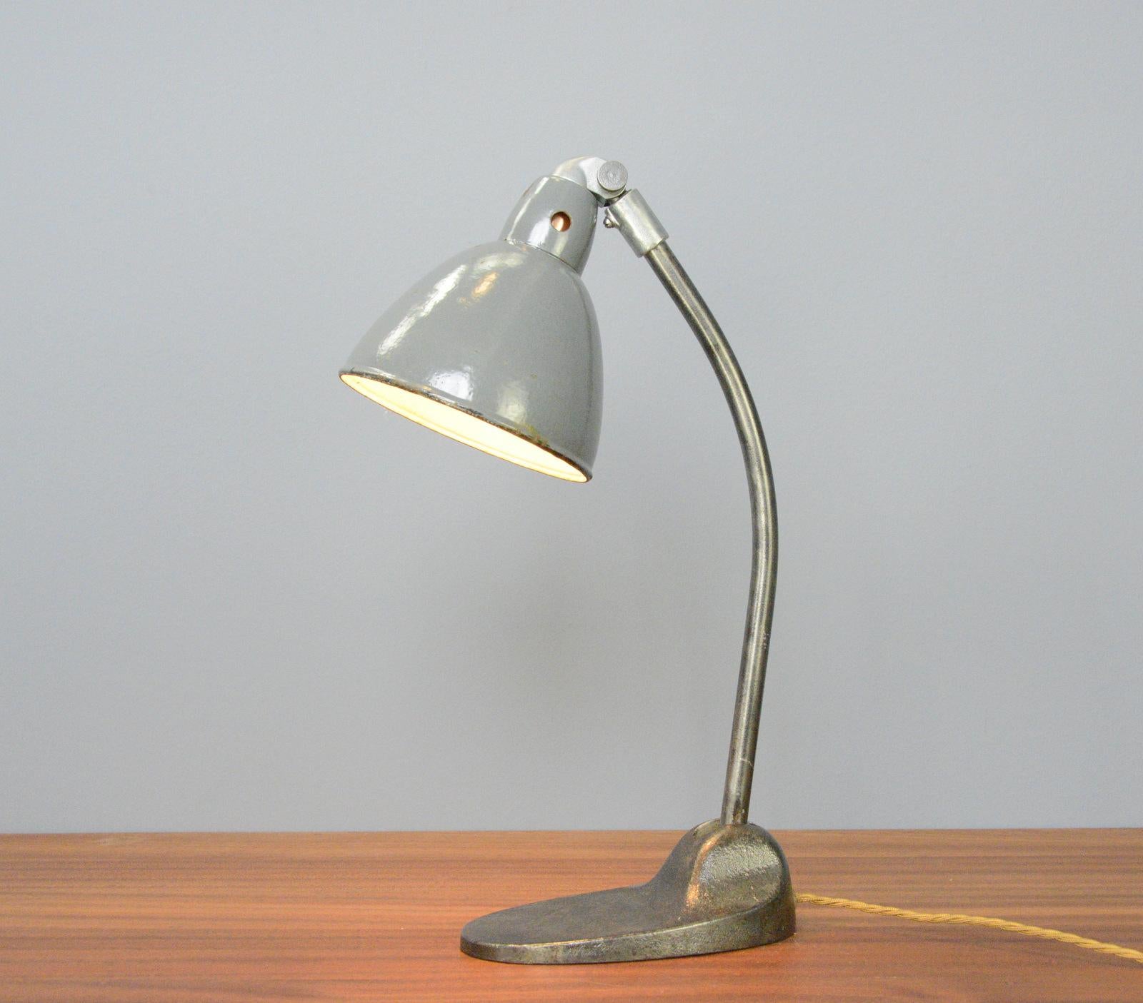 German Desk Lamps by Siemens, circa 1930s For Sale