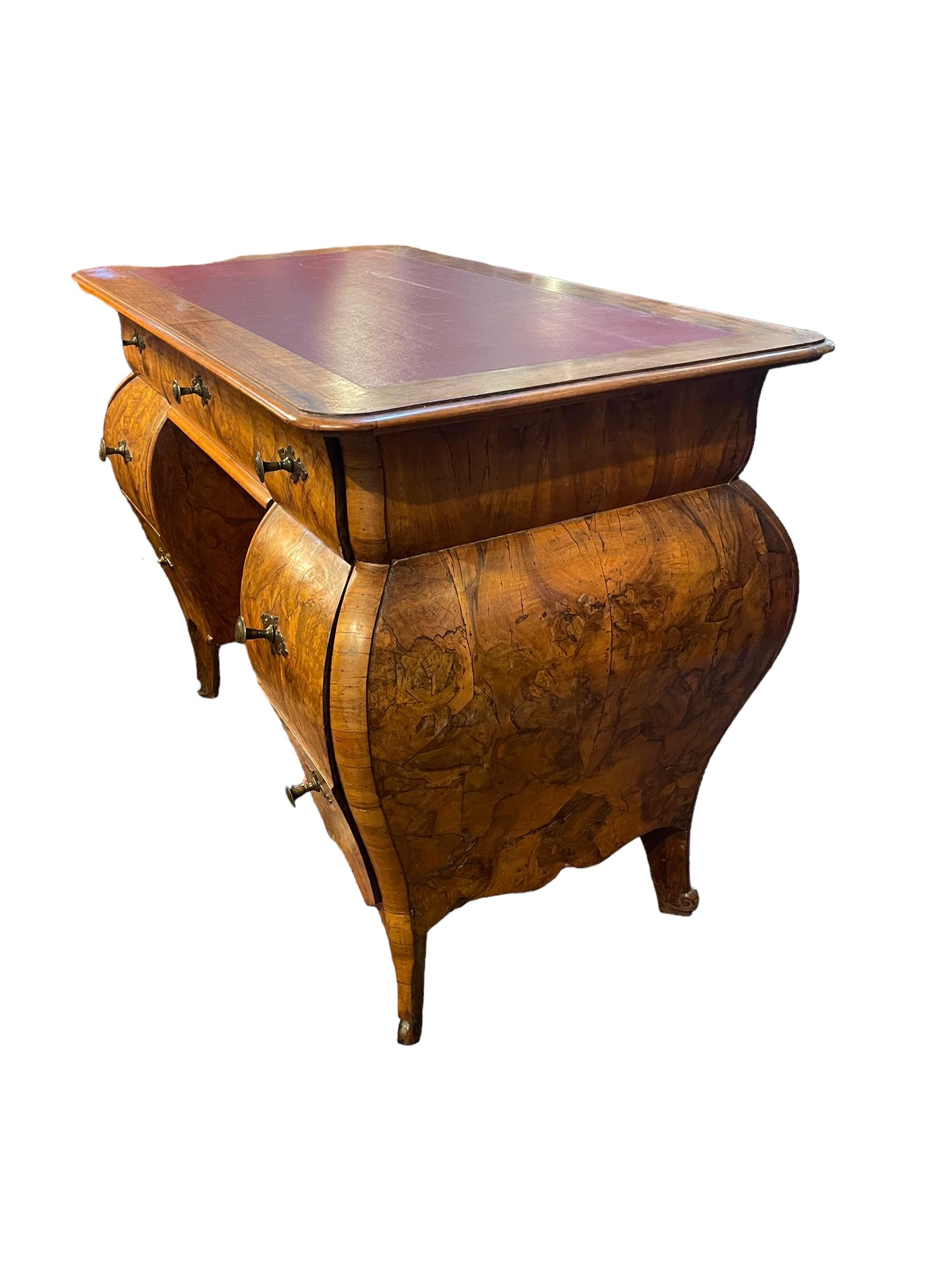Italian Desk, Lombard, Baroque, 19th century