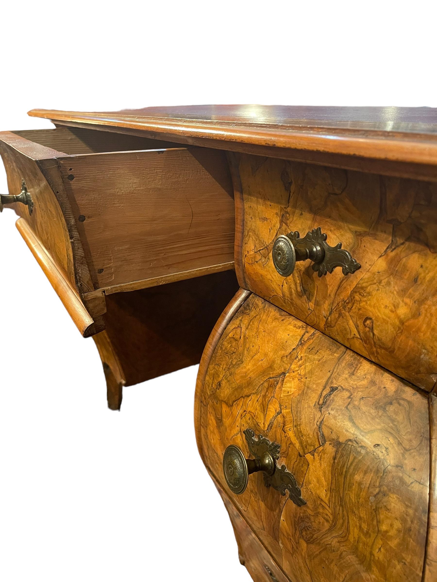 Desk, Lombard, Baroque, 19th century In Good Condition For Sale In Monza, IT