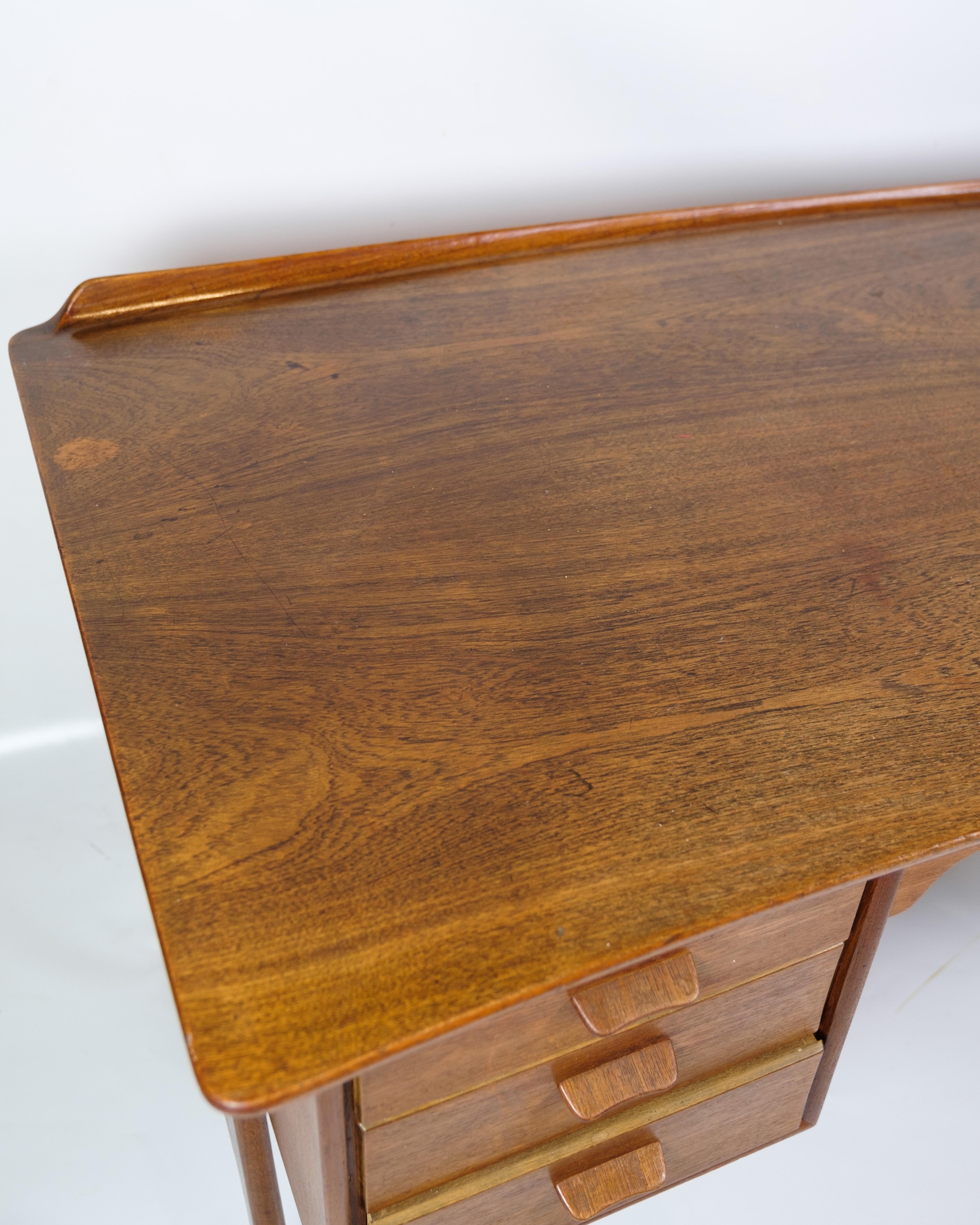 Desk Made In Teak By Svend Aager Madsen For Sigurd Hansen From 1960s For Sale 7