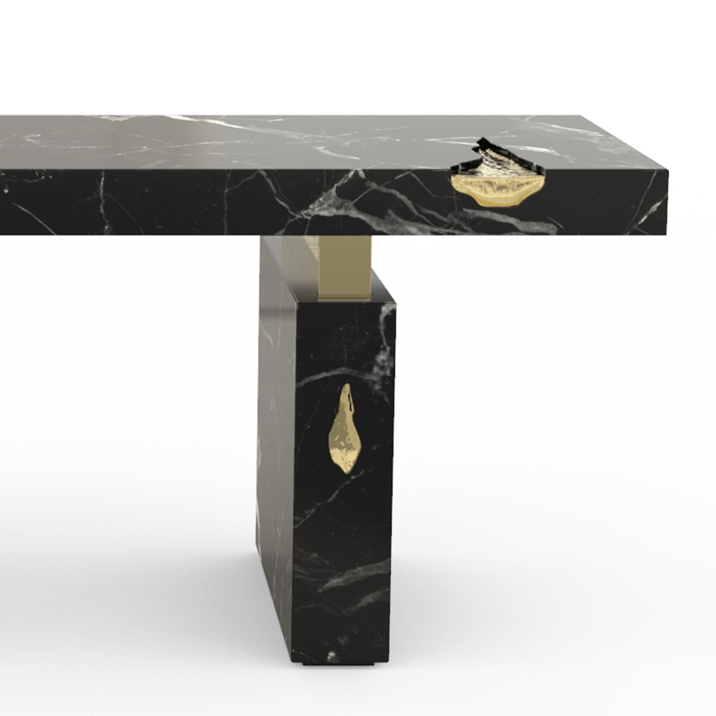 Hand-Crafted Desk Majestic Black For Sale