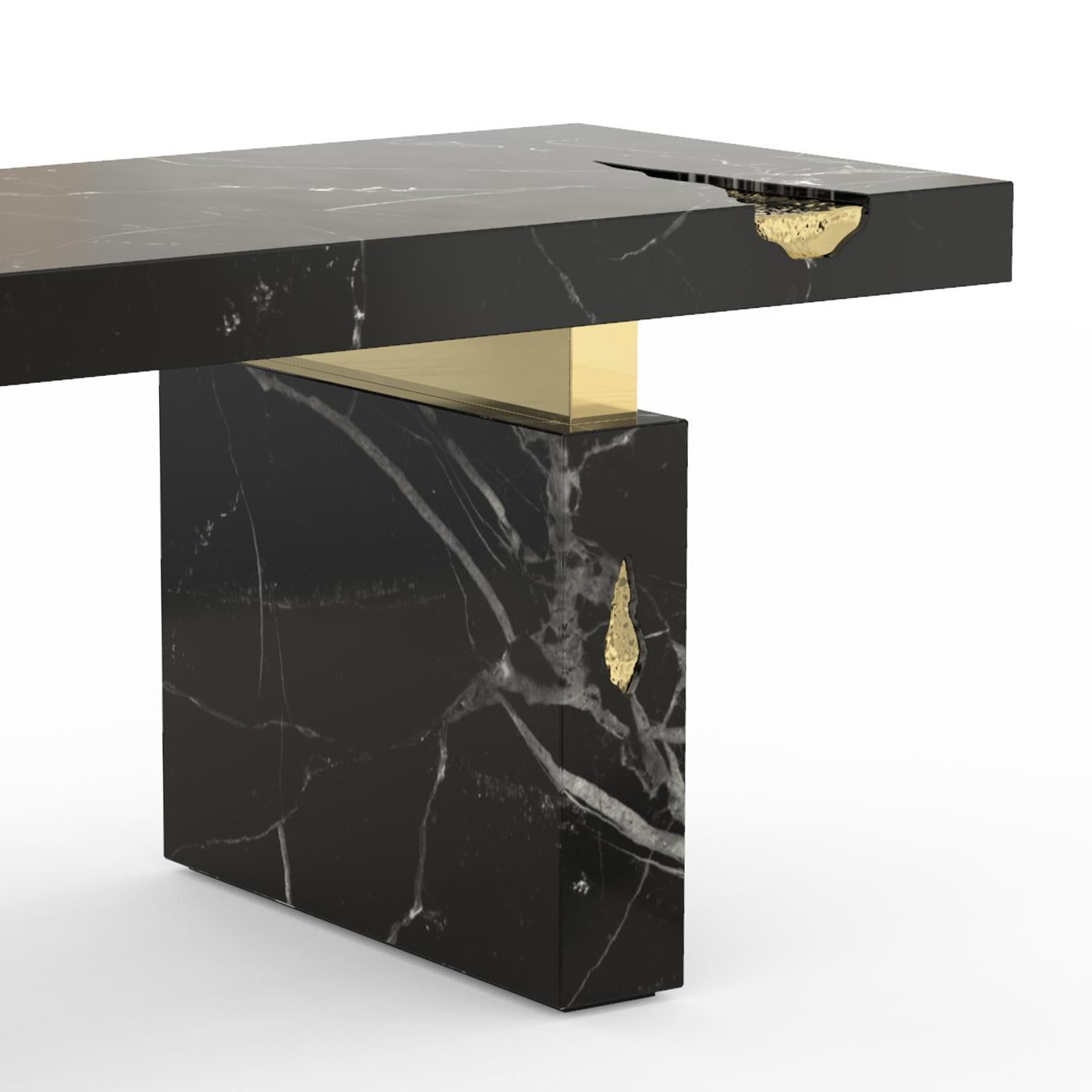 Contemporary Desk Majestic Black For Sale