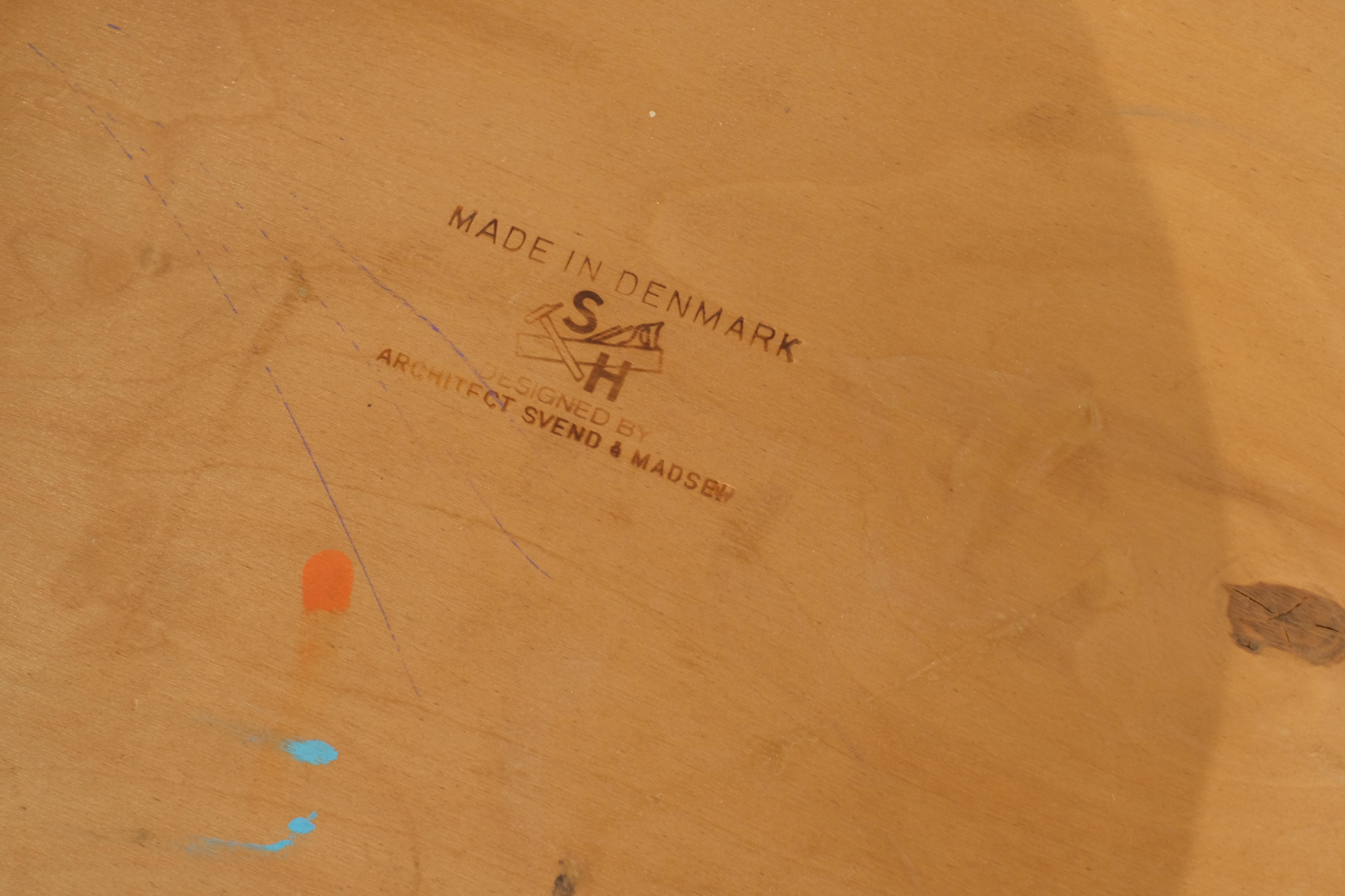 Desk Model 200 by Svend Åge Madsen for Sigurd Hansen, Denmark 1958. For Sale 8