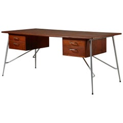 Desk Model 202 Designed by Börge Mogensen for Söborg Möbelfabrik, Denmark, 1953