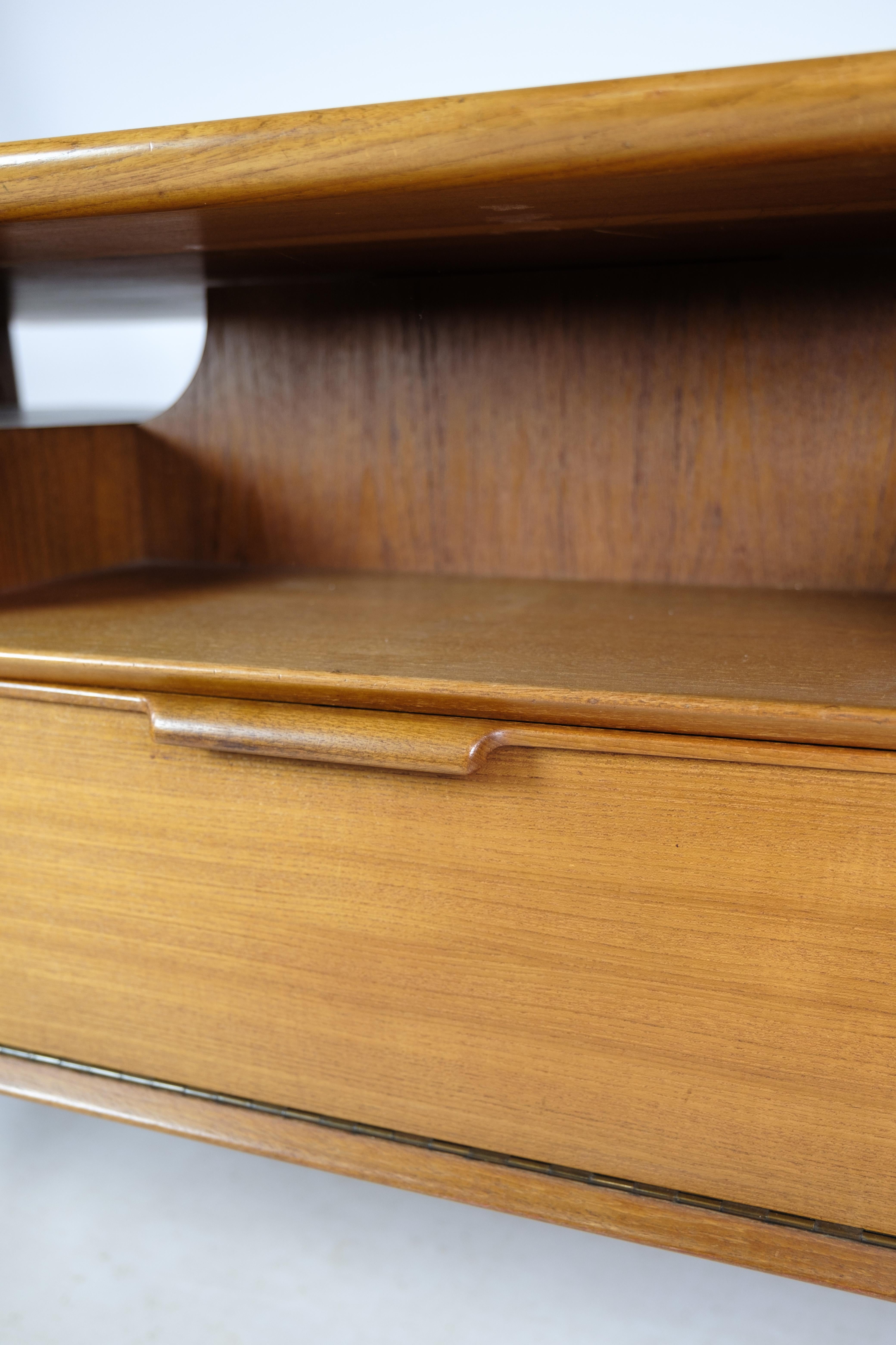 Schreibtisch Modell 75 aus Teakholz, hergestellt von Omann Junior Møbelfabrik aus den 1960er Jahren im Angebot 5