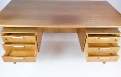 Desk Model 75 Made In Teak, Made By Omann Junior Møbelfabrik From 1960s