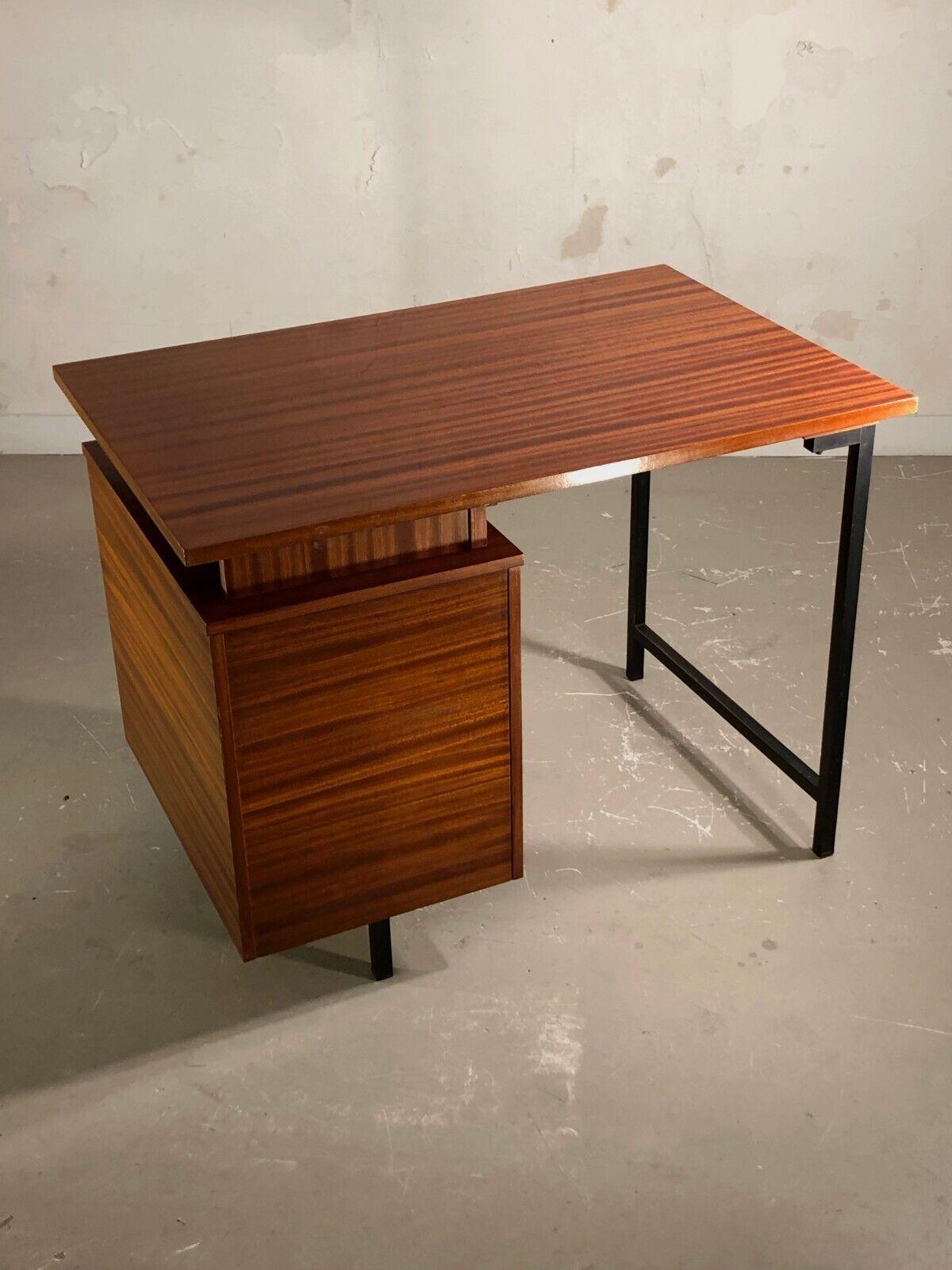 A MID-CENTURY-MODERN DESK Model CM 172 by PIERRE PAULIN, THONET, France 1950 For Sale 1