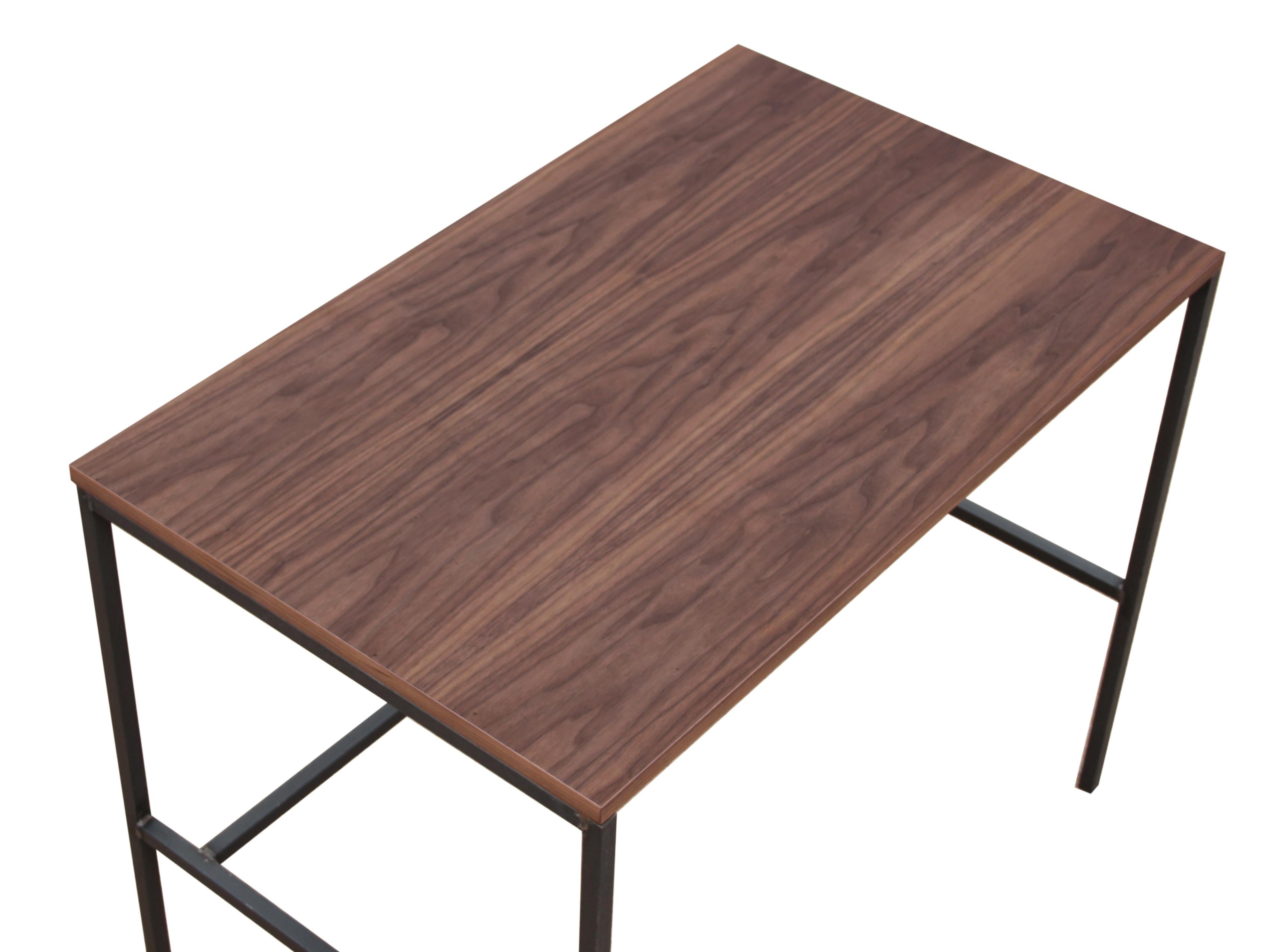 Desk Model Cosmopol Large, in Steel and Walnut In New Condition For Sale In Courbevoie, FR
