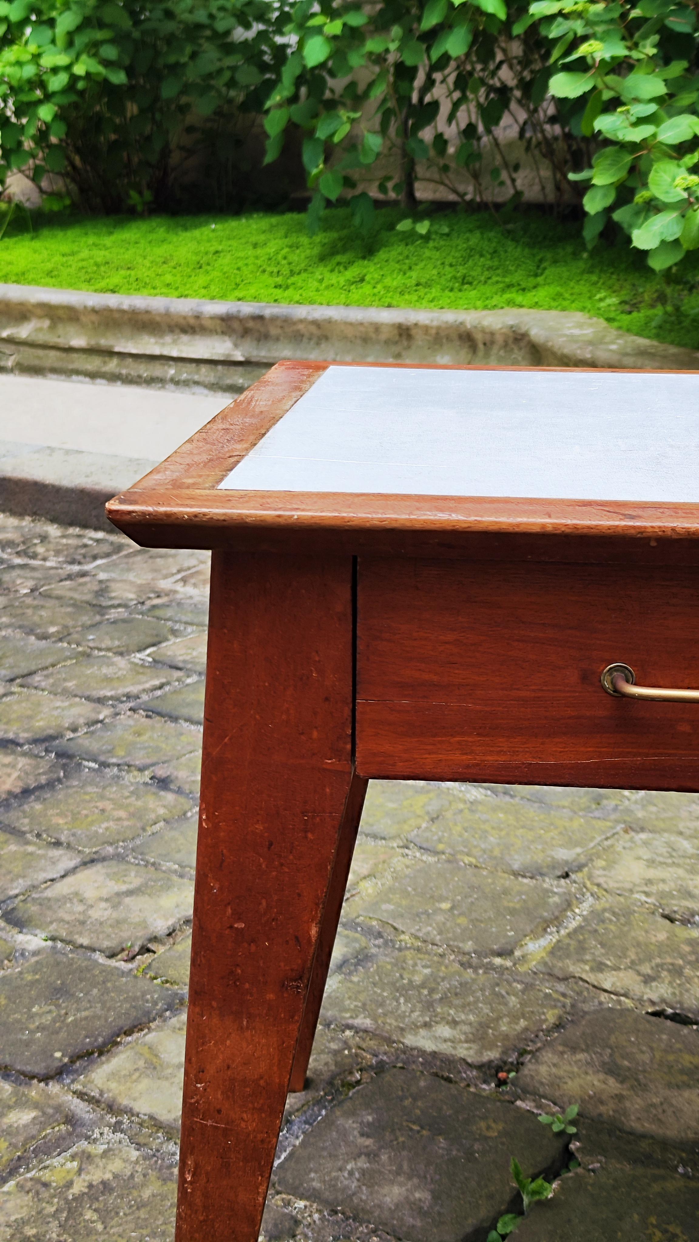 Beech Desk of University Residence in France, Jean Zay, 1950, Roger Landault For Sale