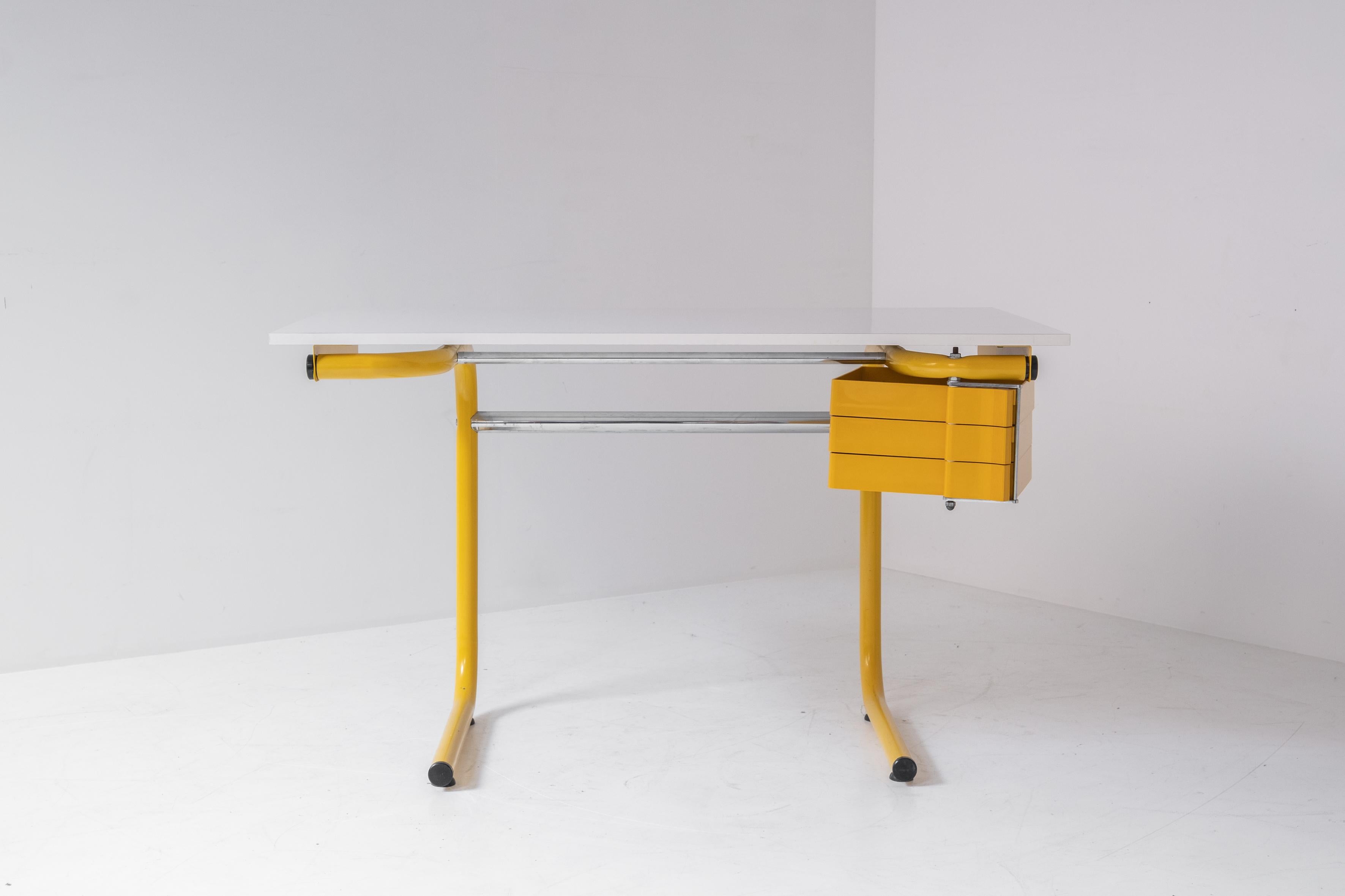 Desk or Drafting Table by Joe Colombo for Bieffeplast, Italy, 1970s 6