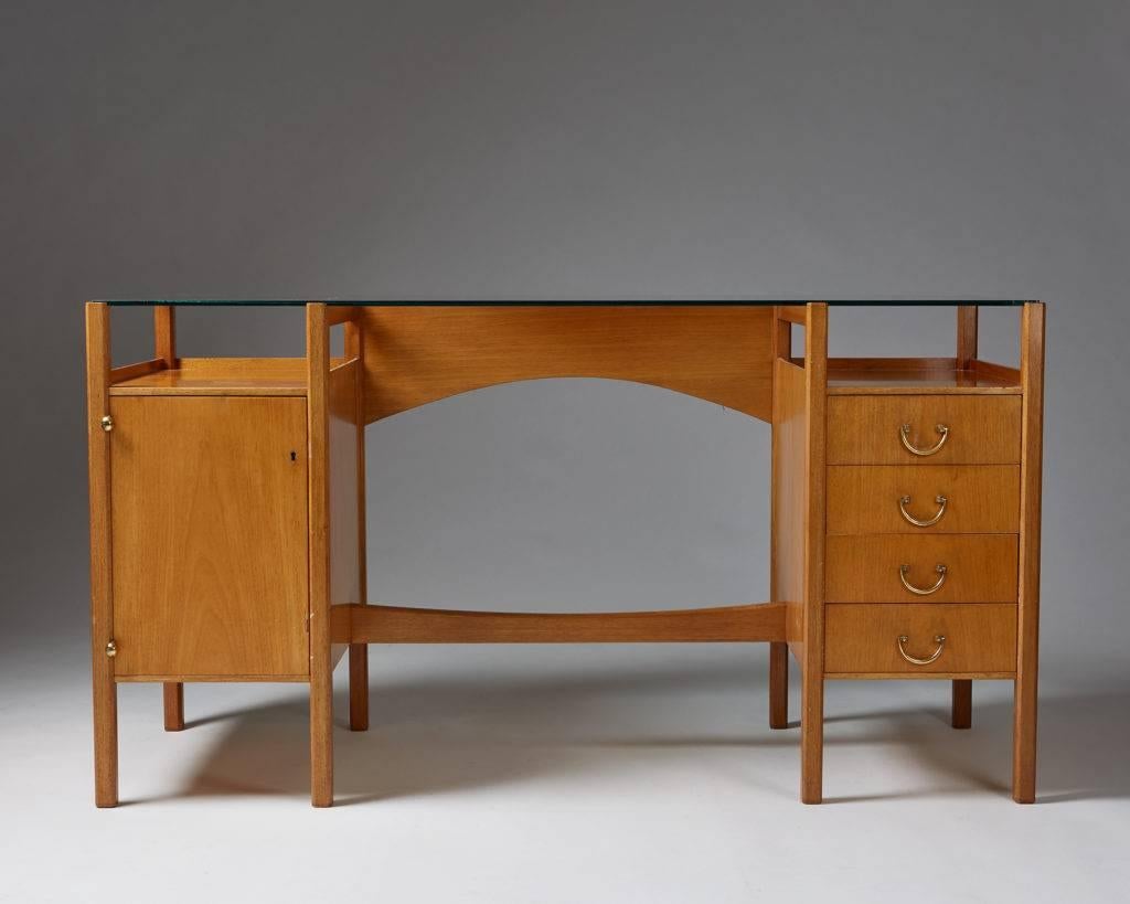Swedish Desk or Dressing Table Designed by Josef Frank for Svenskt Tenn, Sweden, 1950s