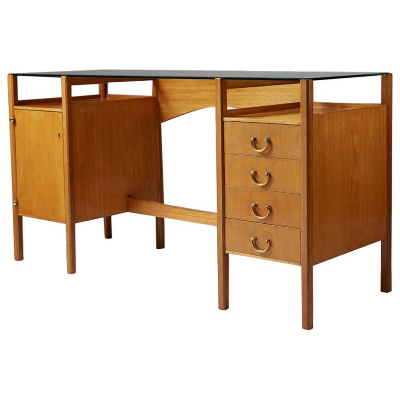 Desk or Dressing Table Designed by Josef Frank for Svenskt Tenn, Sweden, 1950s