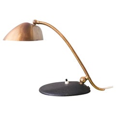 Vintage Desk or Piano Brass Lamp, 1950's
