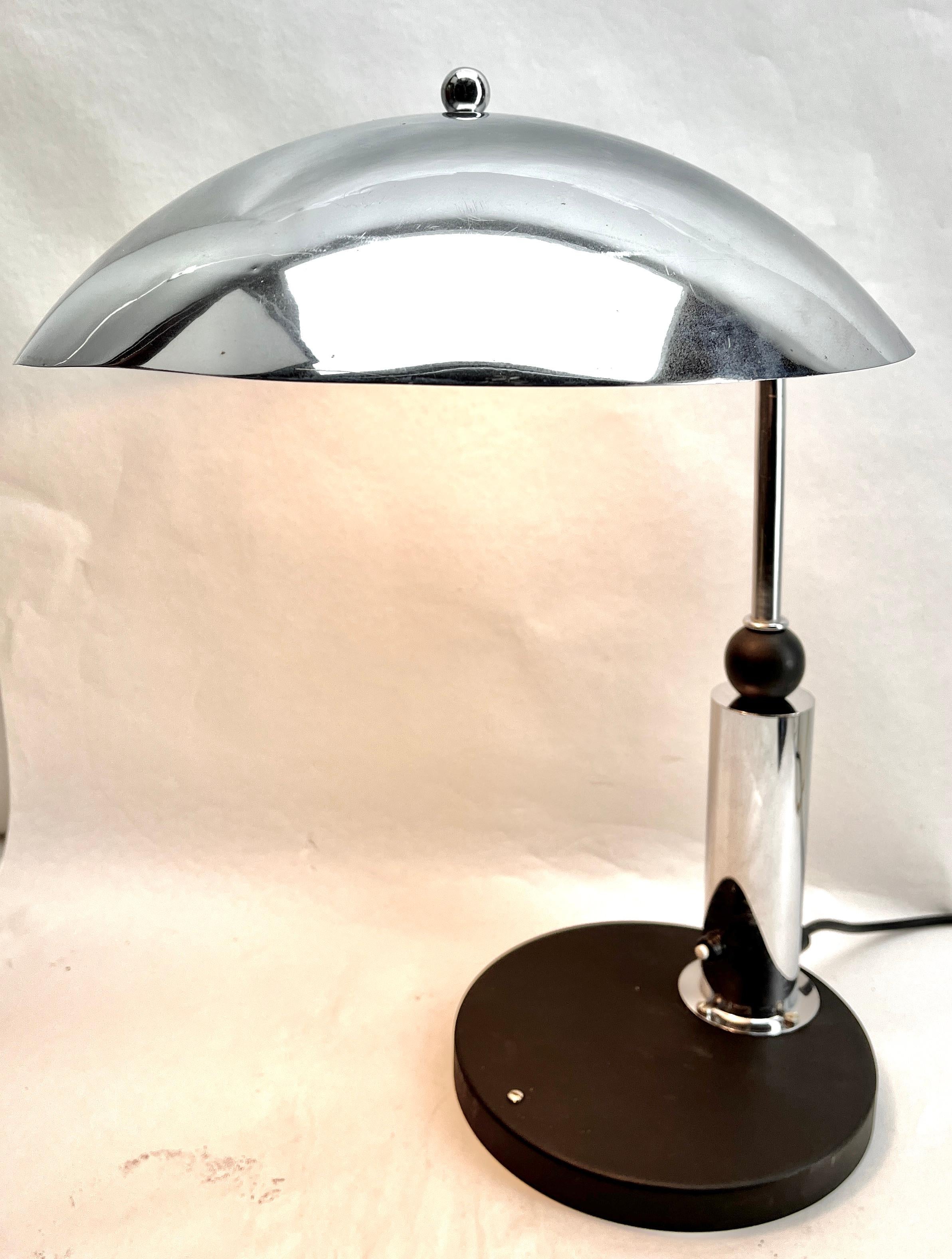 Dutch  Desk or Side Table Lamp KMD (Daalderop) Tiel Netherlands in Bauhaus style 1930s For Sale